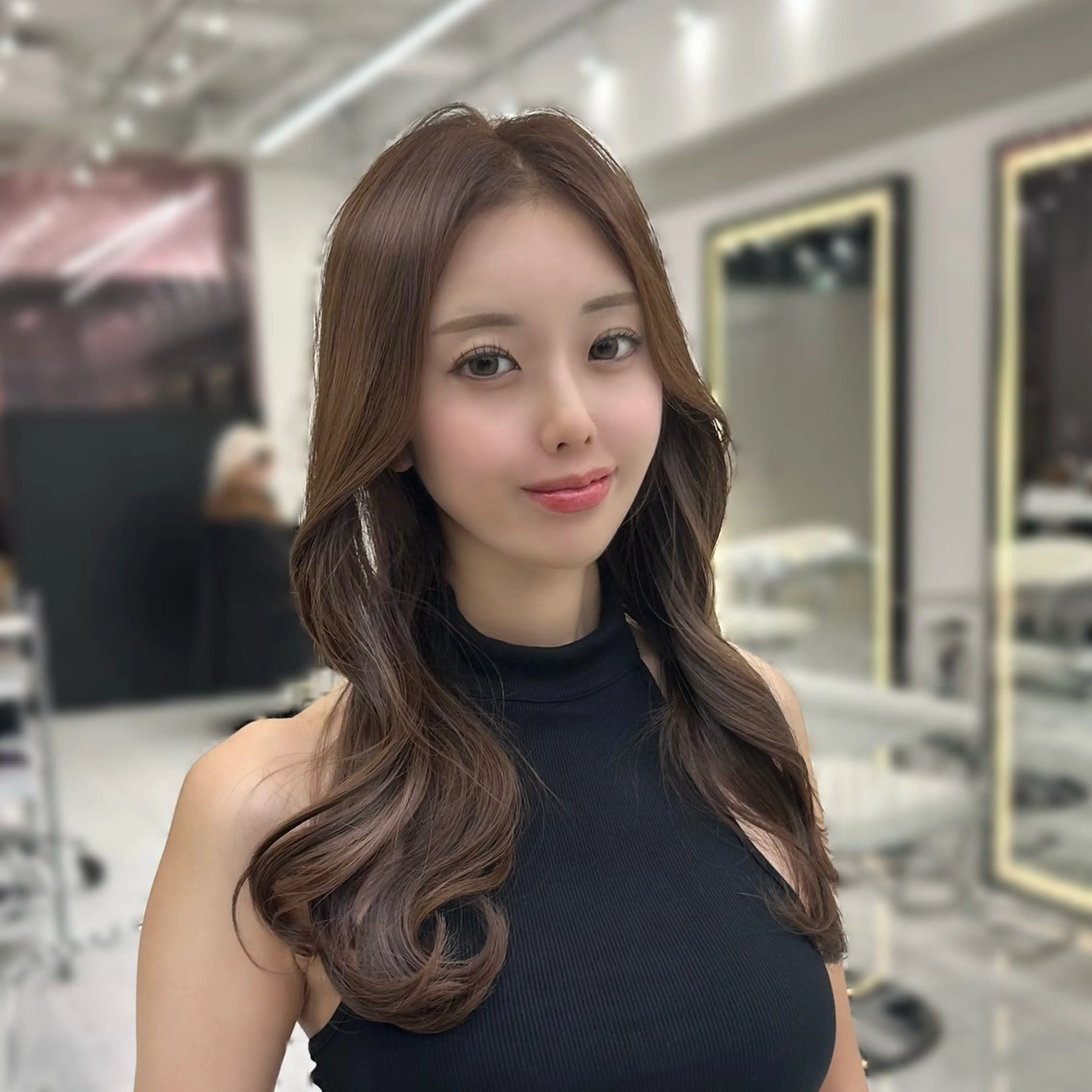 ロング カット ヘアカラー トリートメント 新宿/韓国レイヤー/ 髪質改善/佐藤航のヘアスタイル