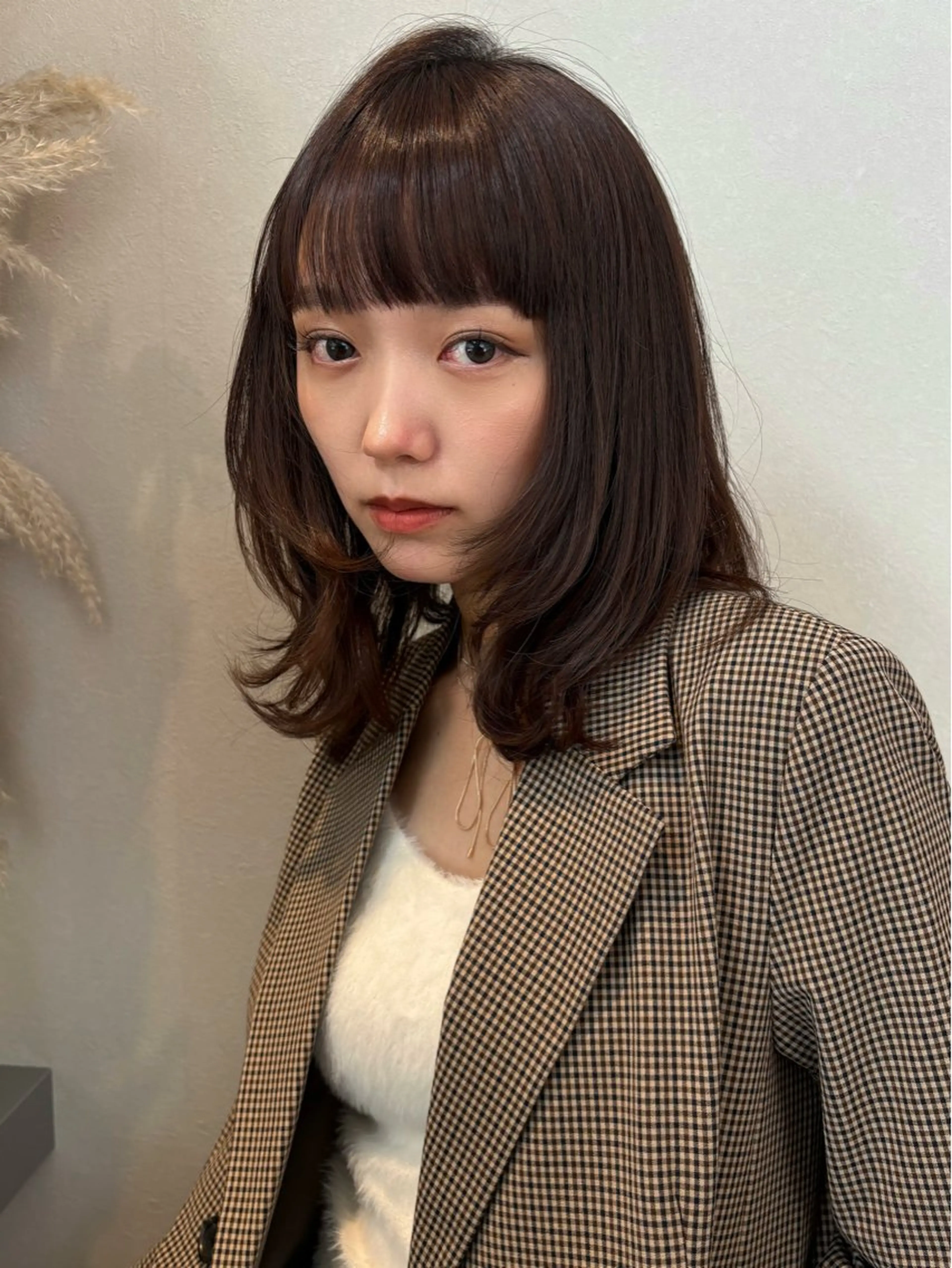 ミディアム 児島 萌泉のヘアスタイル