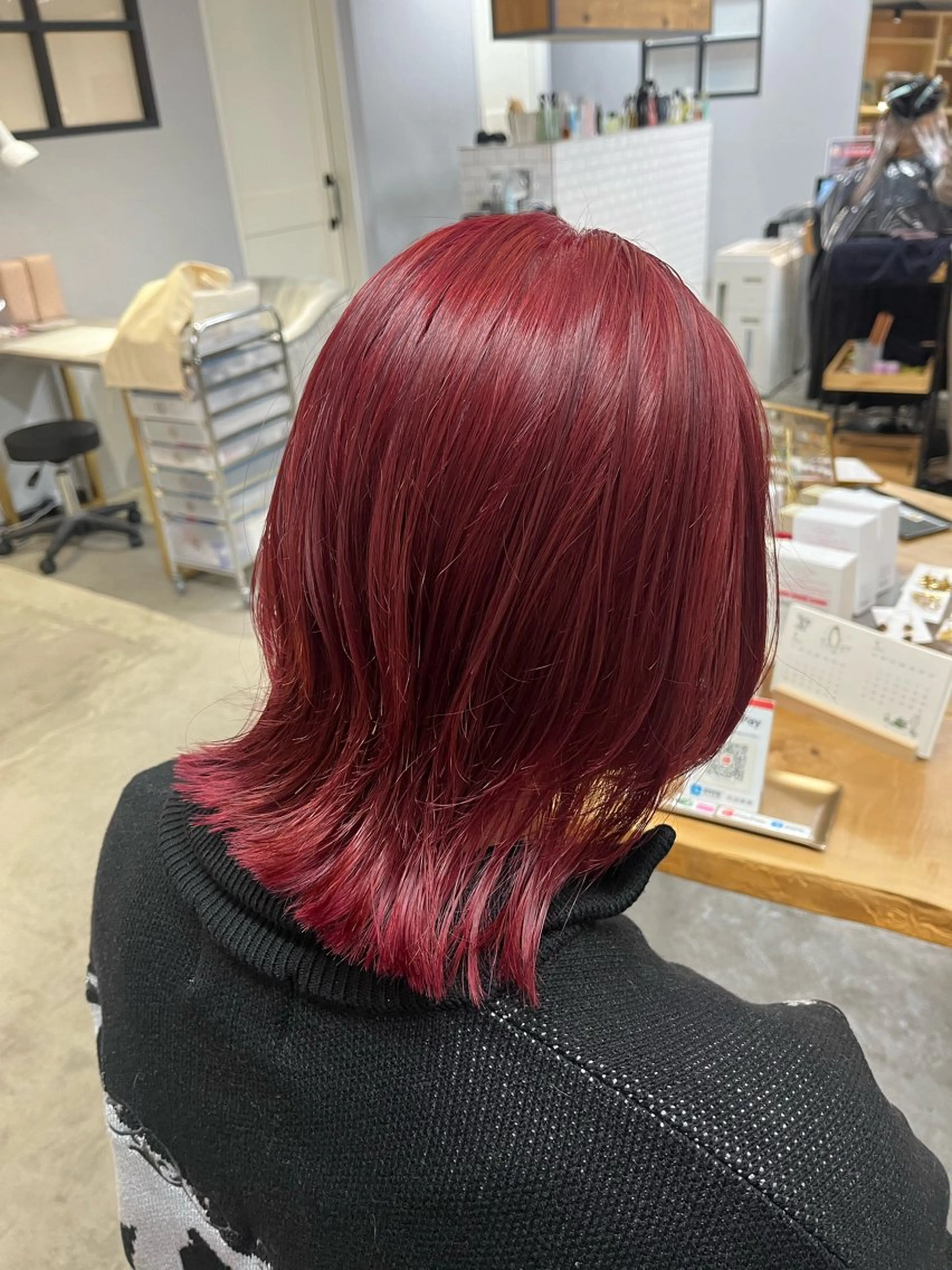 ミディアム カラー ヘアカラー ROCCO east MIYOのヘアスタイル