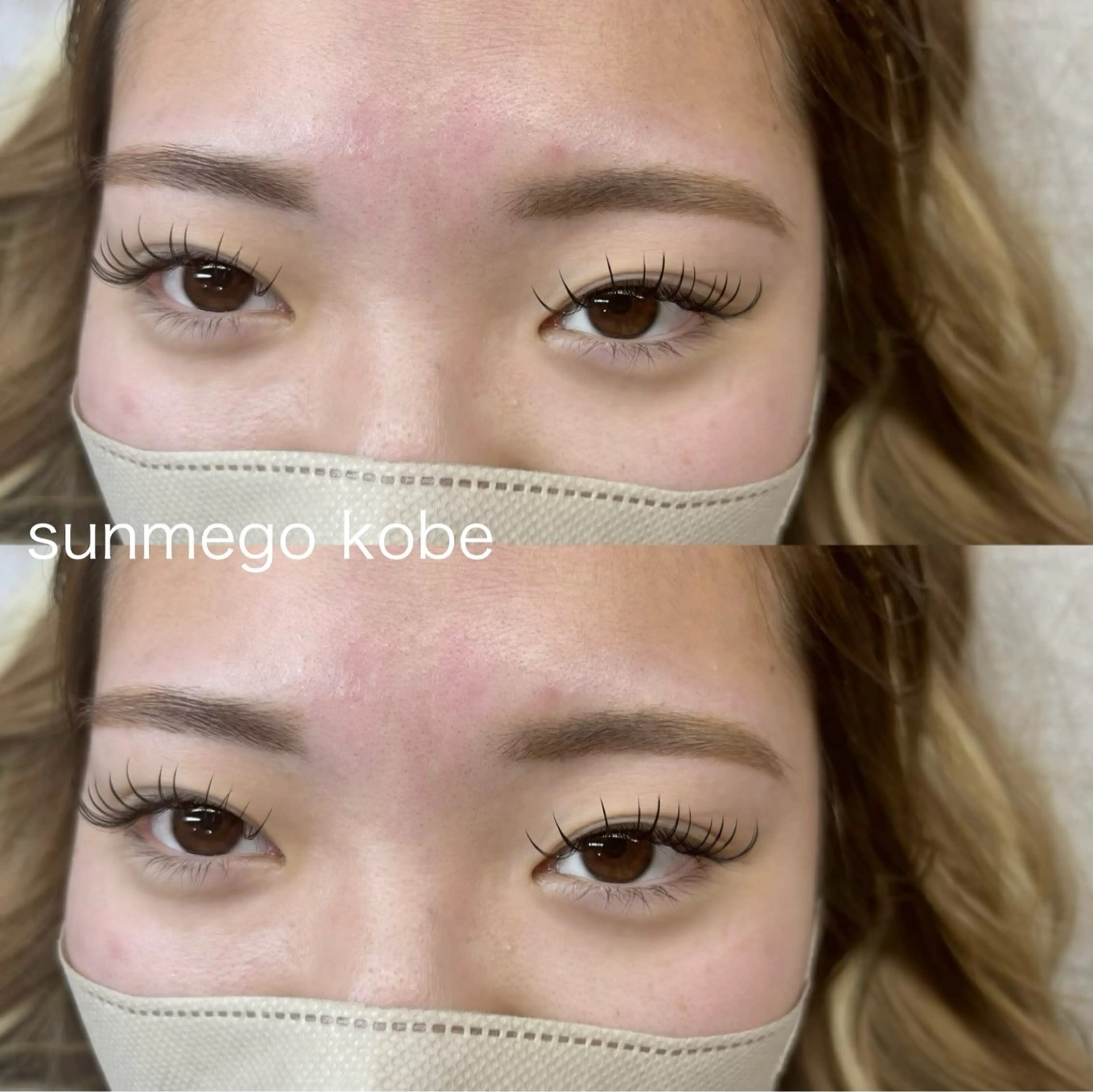 マツエク・マツパ sunmego kobe所属・ogawa yunaのマツエク・マツパデザイン