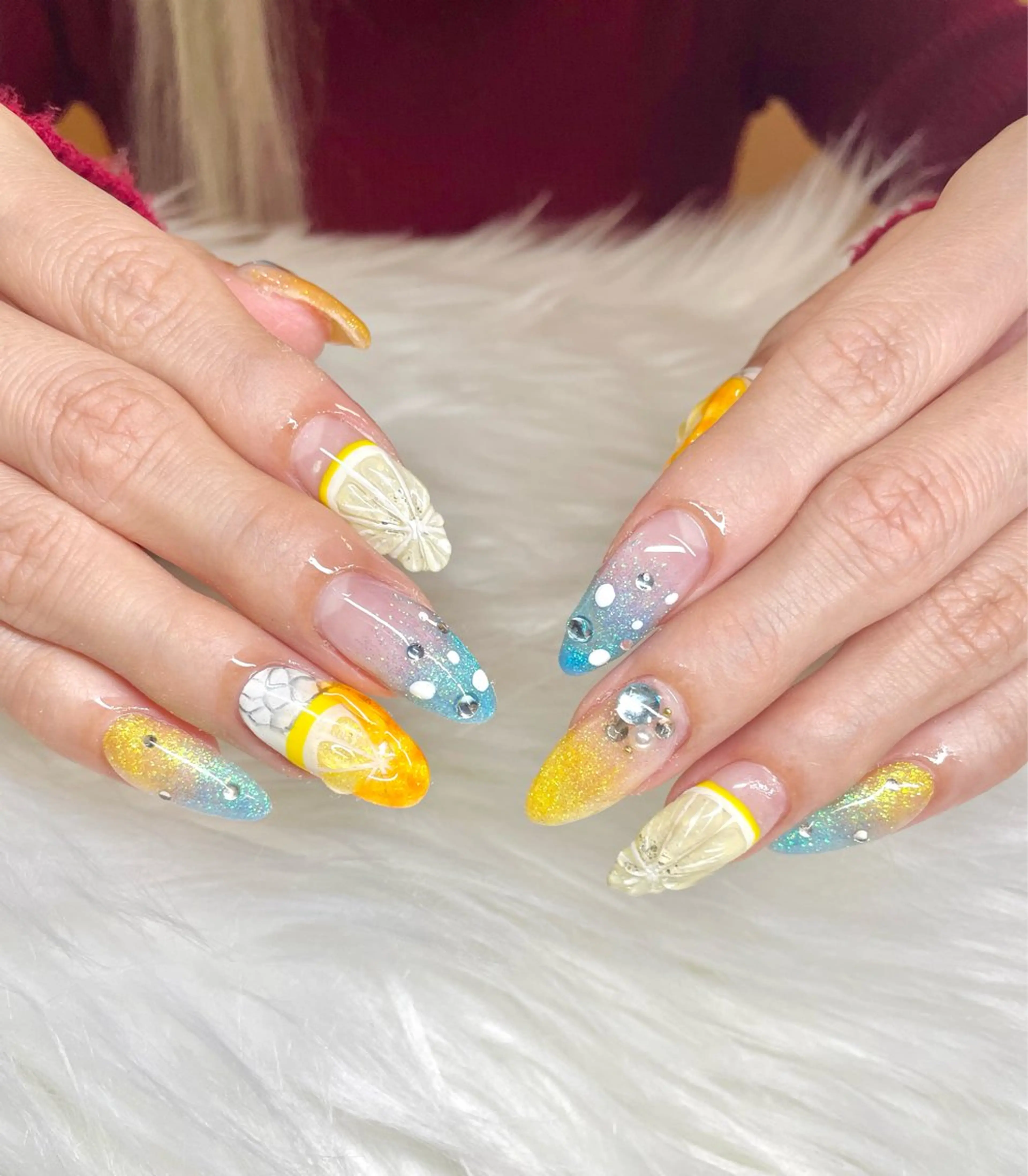 ネイル アートネイル フットネイル フレンチネイル ジェルネイル 韓国ネイル private salon fee所属・nail salon feeゆりかのネイルデザイン