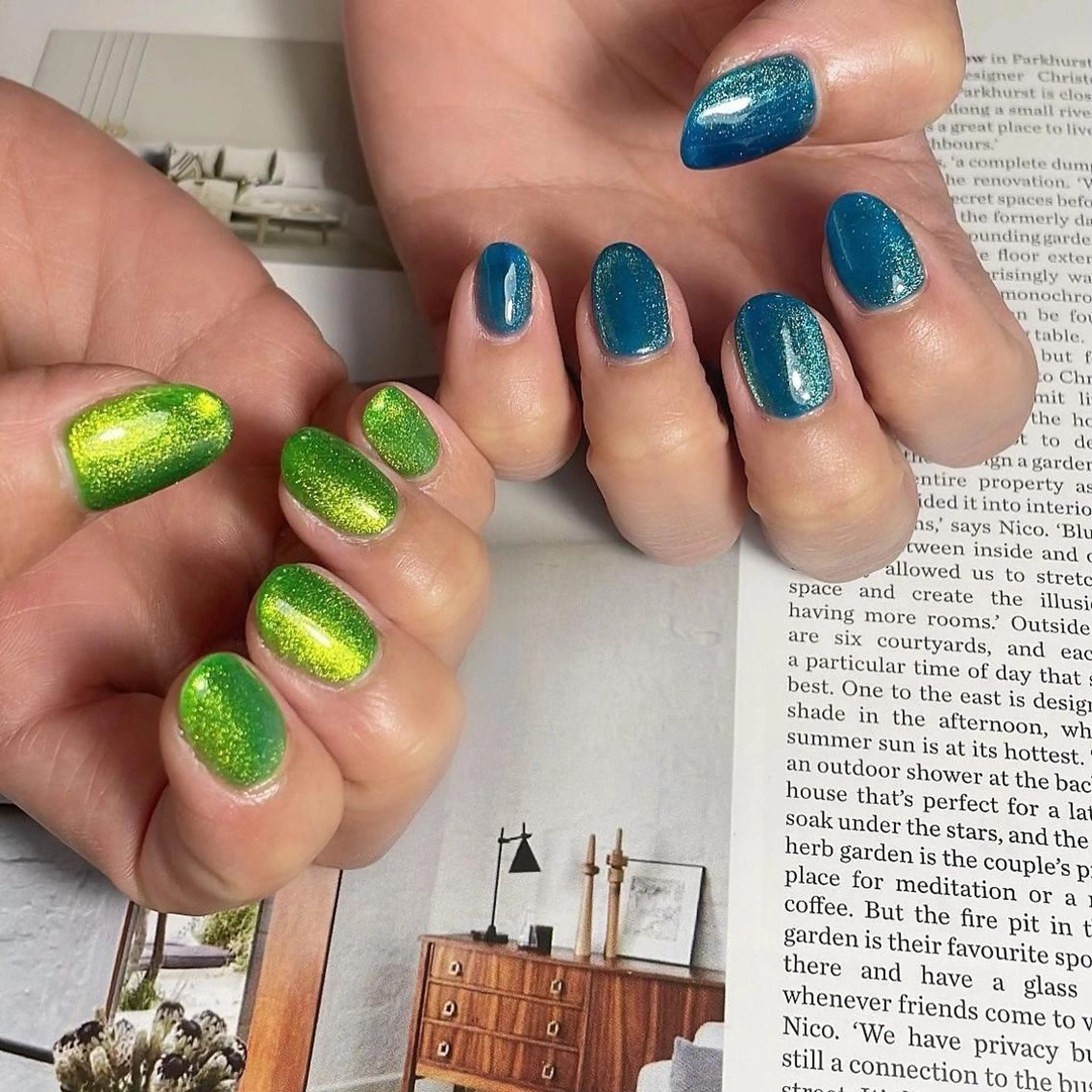 ネイル マグネットネイル Lofinails ちひろのネイルデザイン