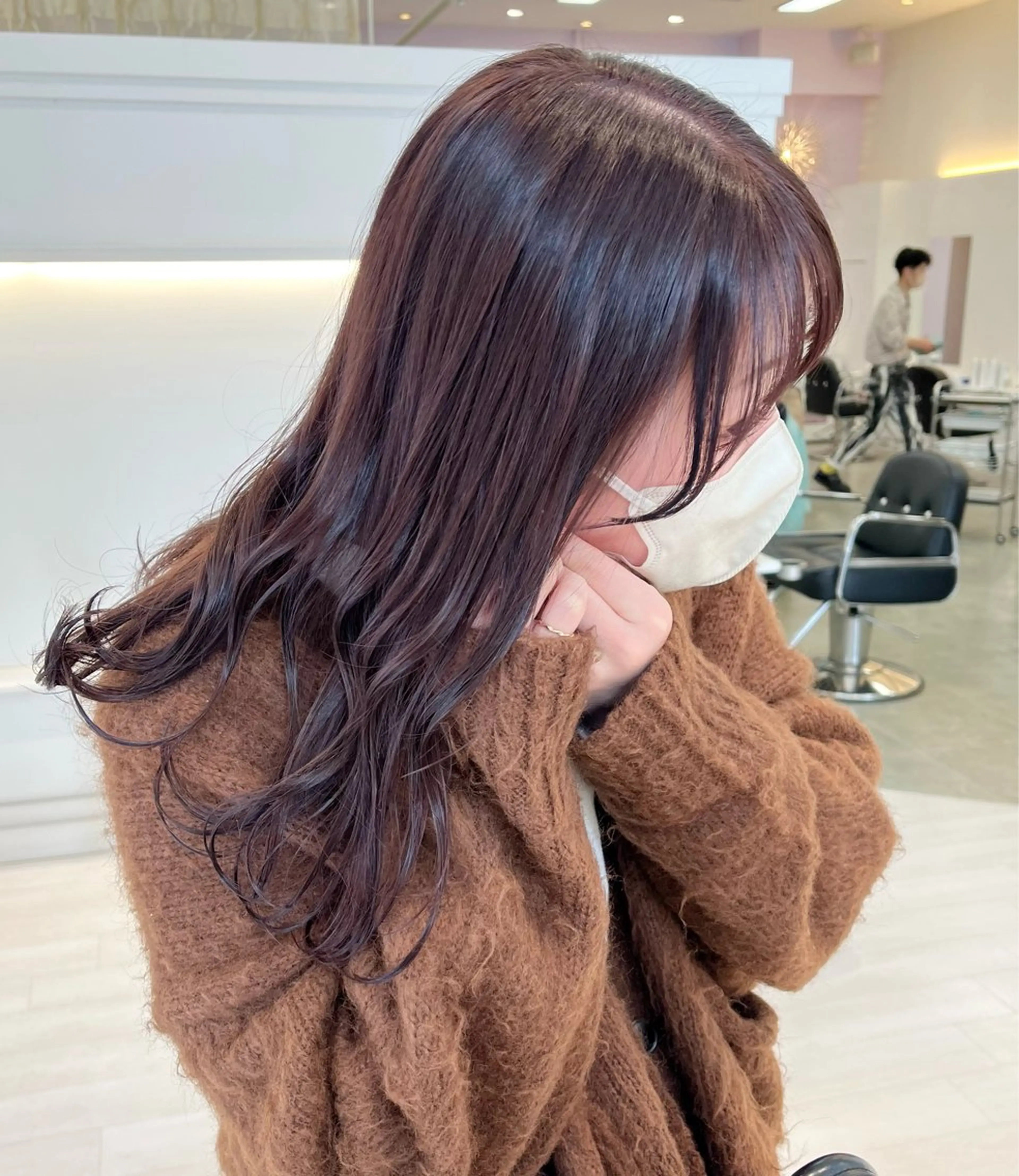 セミロング カラー GOODDAY ヘアサロンのヘアスタイル