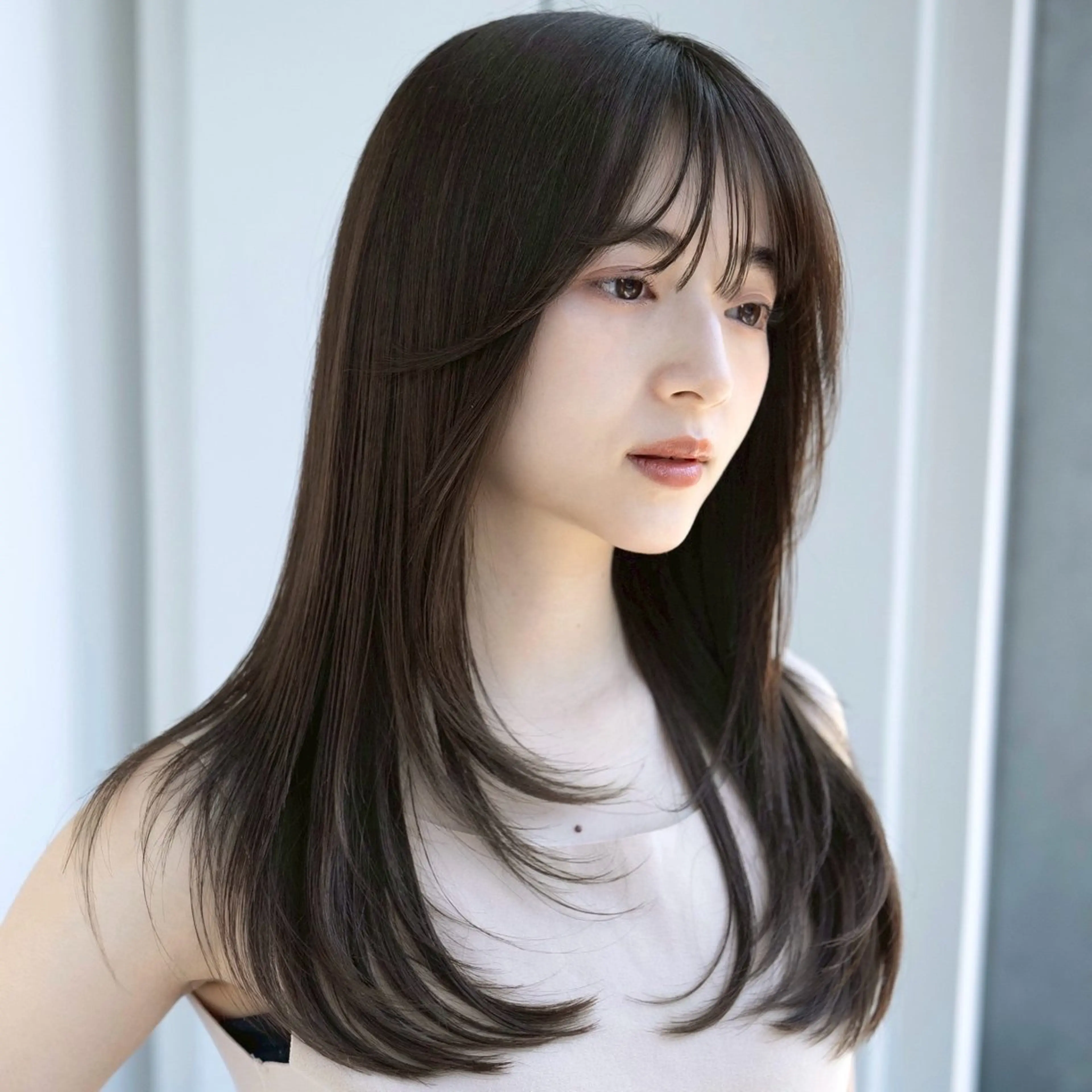 ショート カラー ANLY.meijijingumae所属・暗髪カラー/ 透明感カラー/真菜のヘアスタイル