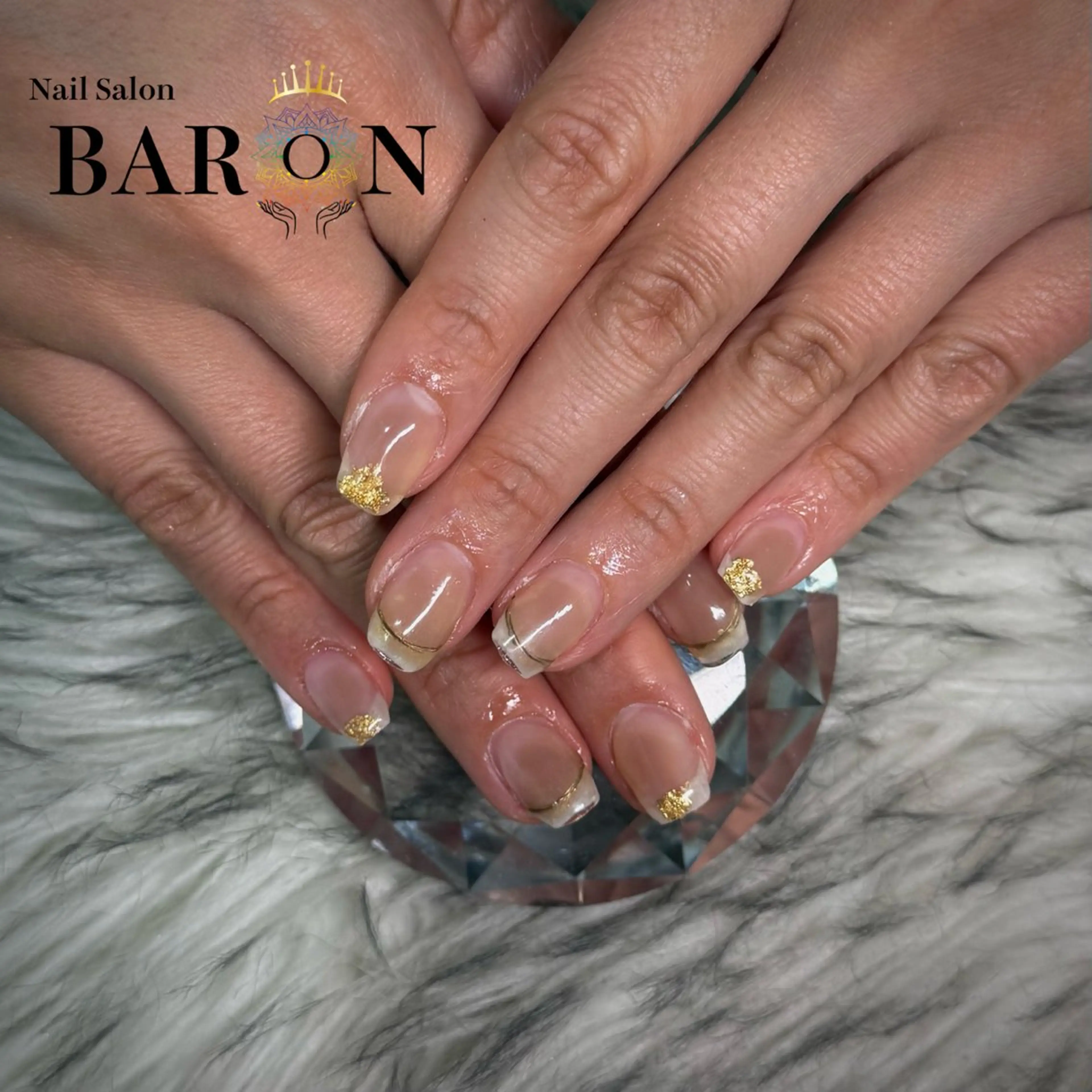 ネイル ニュアンスネイル ハンドネイル YOSHINO ♛︎BARON♛︎のネイルデザイン