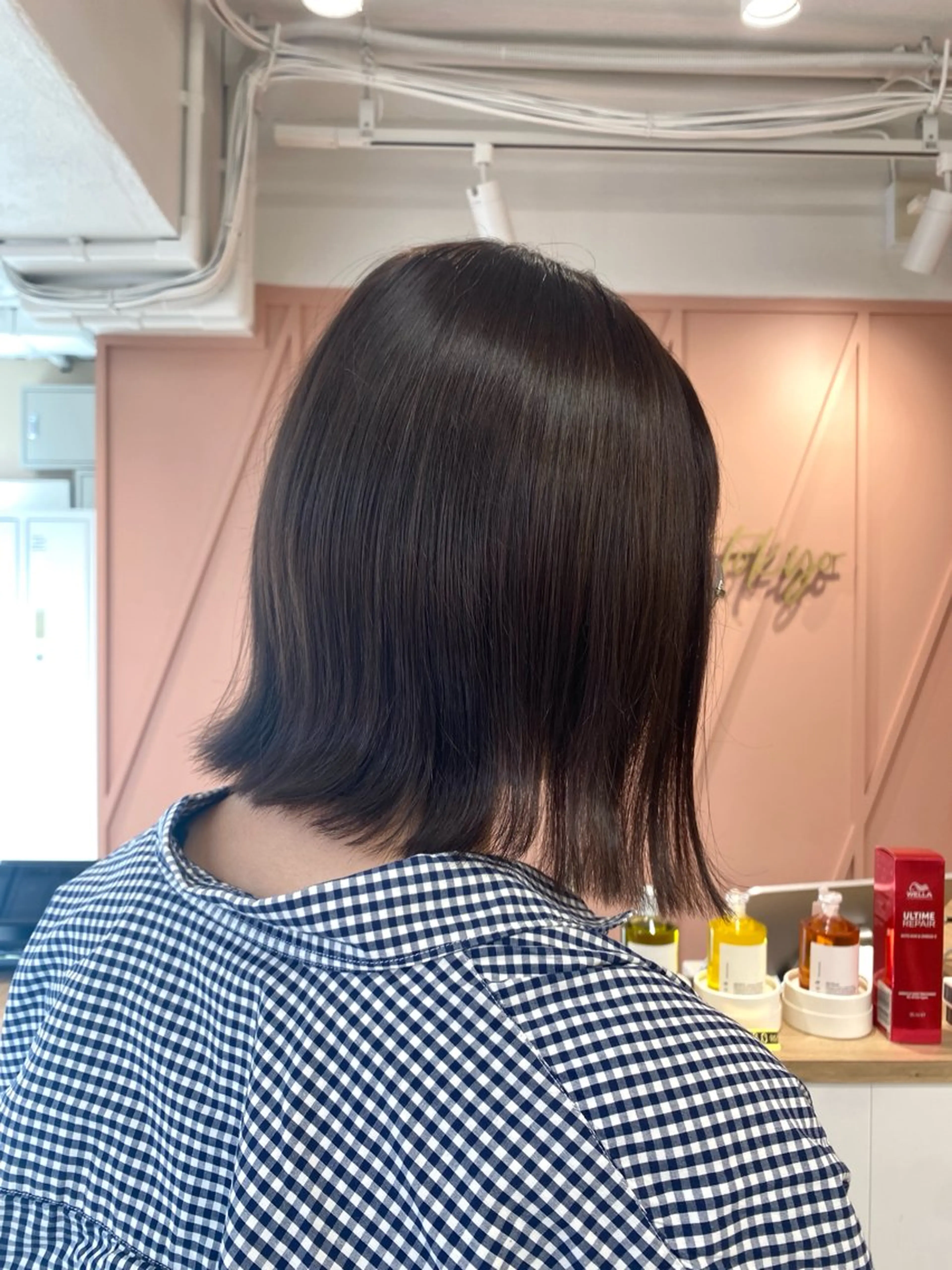 カラー グレージュ パープルグレージュ a. ririのヘアスタイル