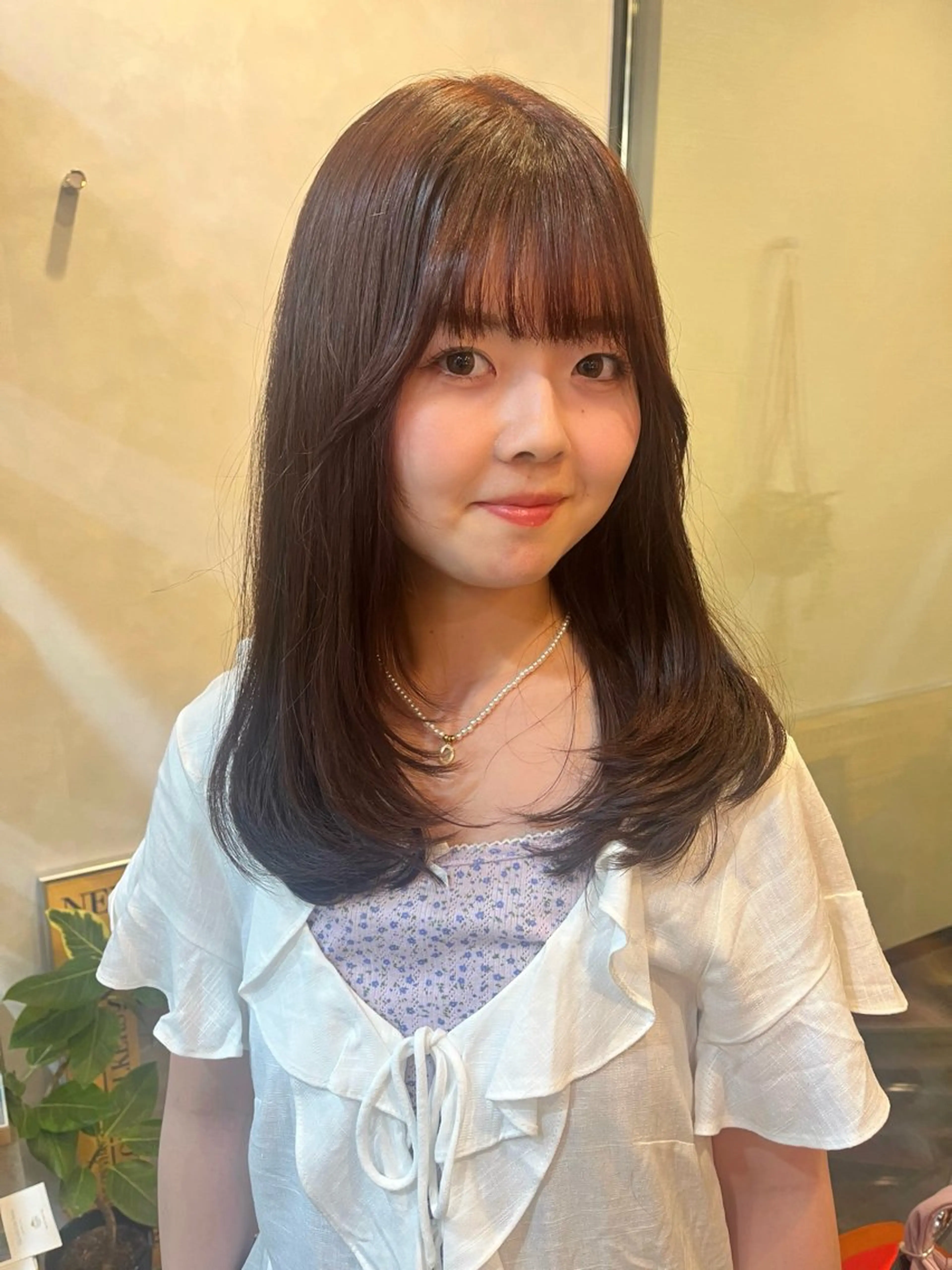 ロング カット ヘアカラー レイヤー/暖色/ 髪質改善/永礼芳果のヘアスタイル