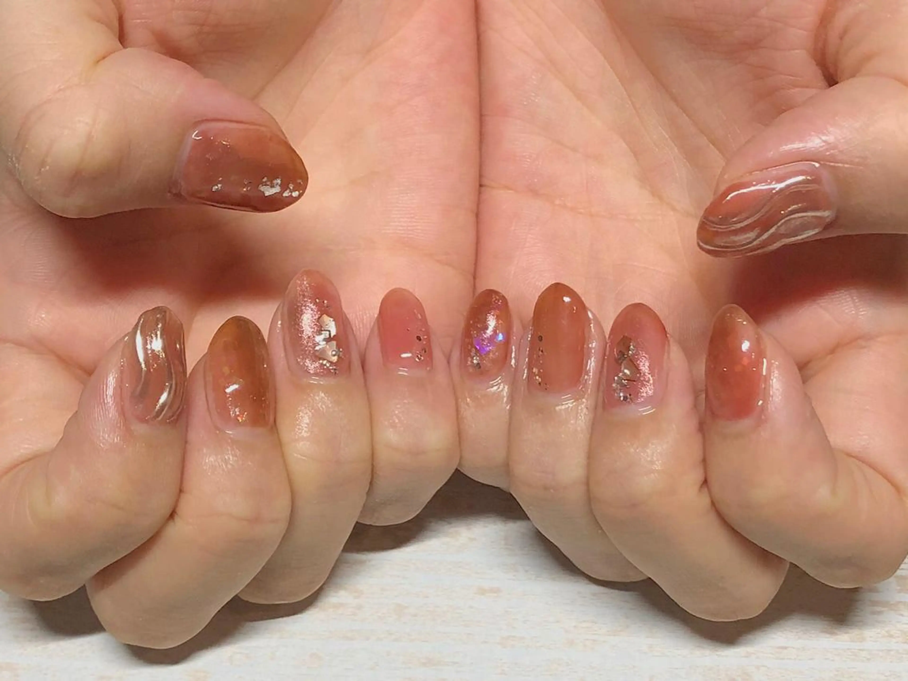 ネイル 𖡼 yumenoのネイルデザイン