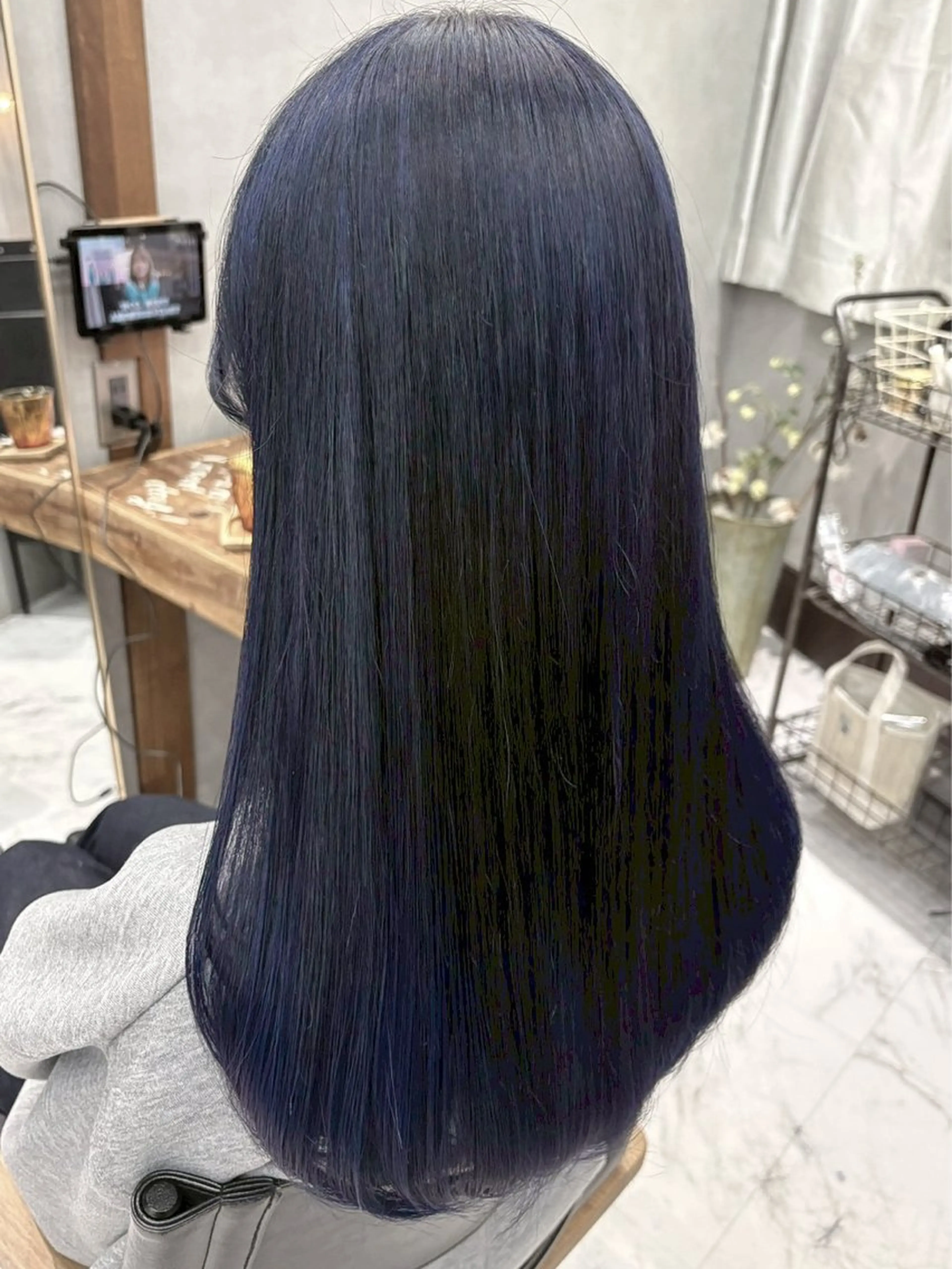 ロング カラー カット ヘアカラー トリートメント ハイトーン/韓国風/ 艶髪/吉祥寺のヘアスタイル