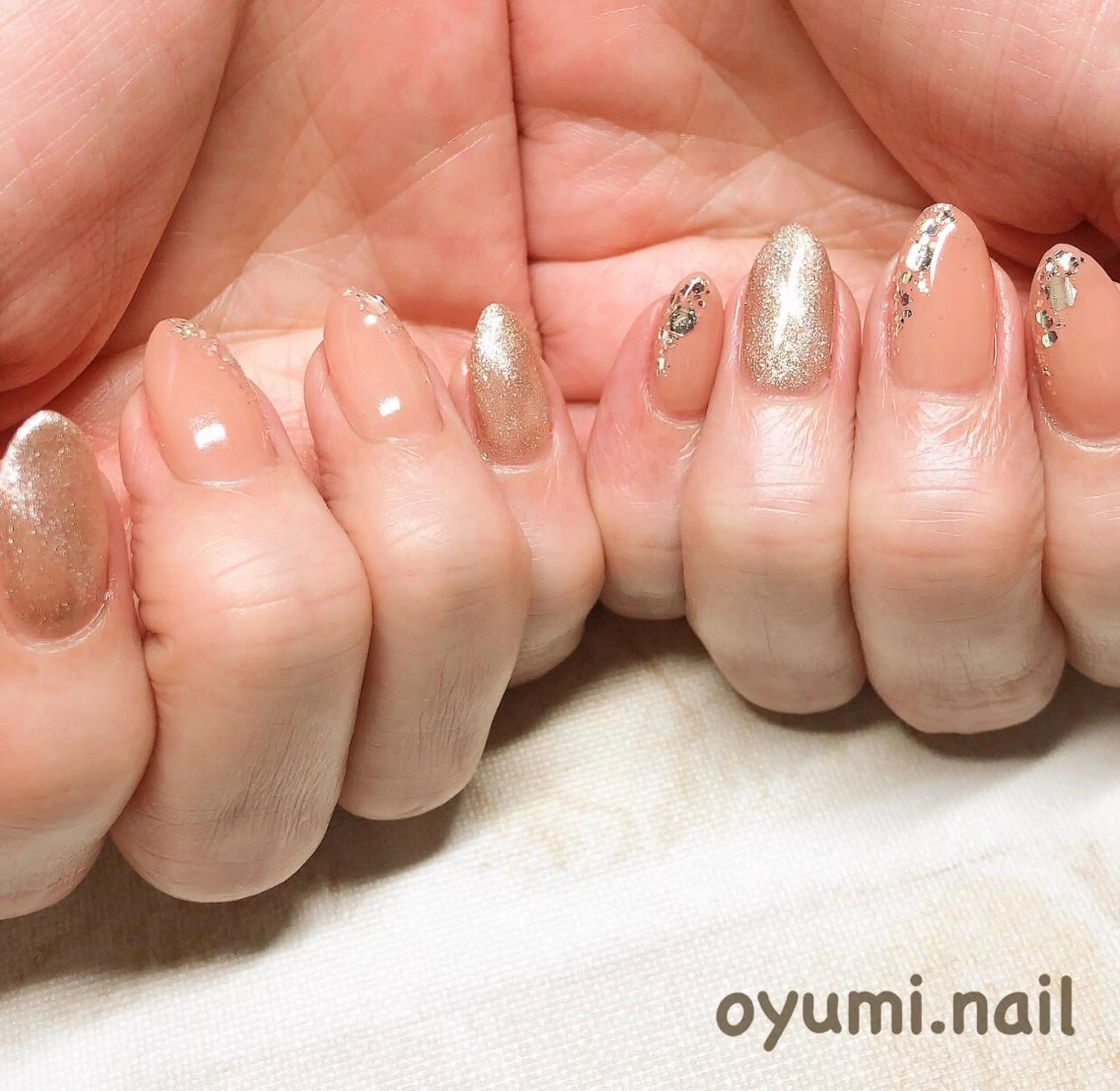 ネイル ジェルネイル グラデーション パラジェル ハンドネイル takanashi yumiのネイルデザイン