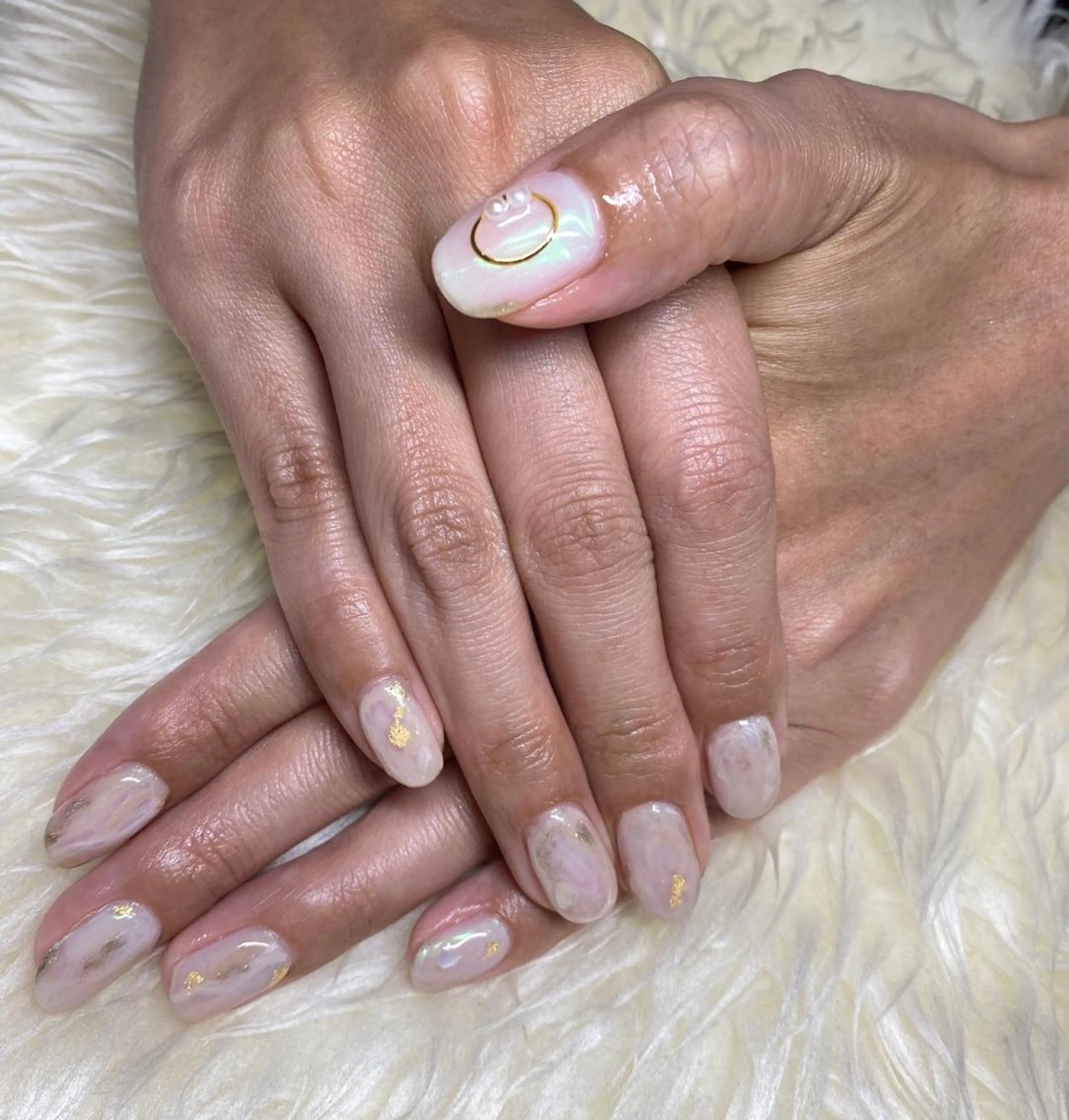 ネイル アートネイル 持ち込み ハンドネイル Nail&eye Belire 新宿のネイルデザイン