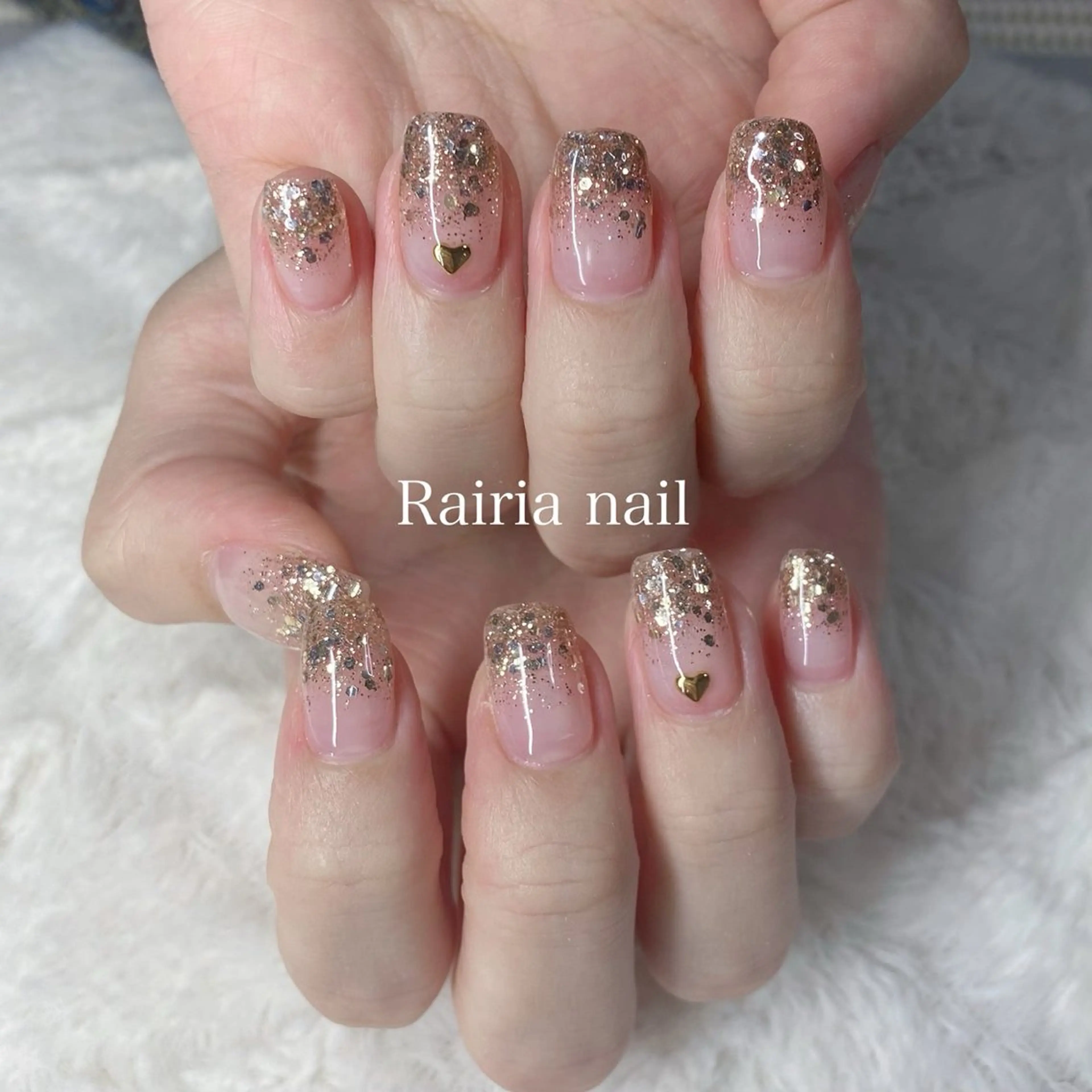 ネイル シンプルネイル Rairia   nail所属・屋敷 理奈のネイルデザイン