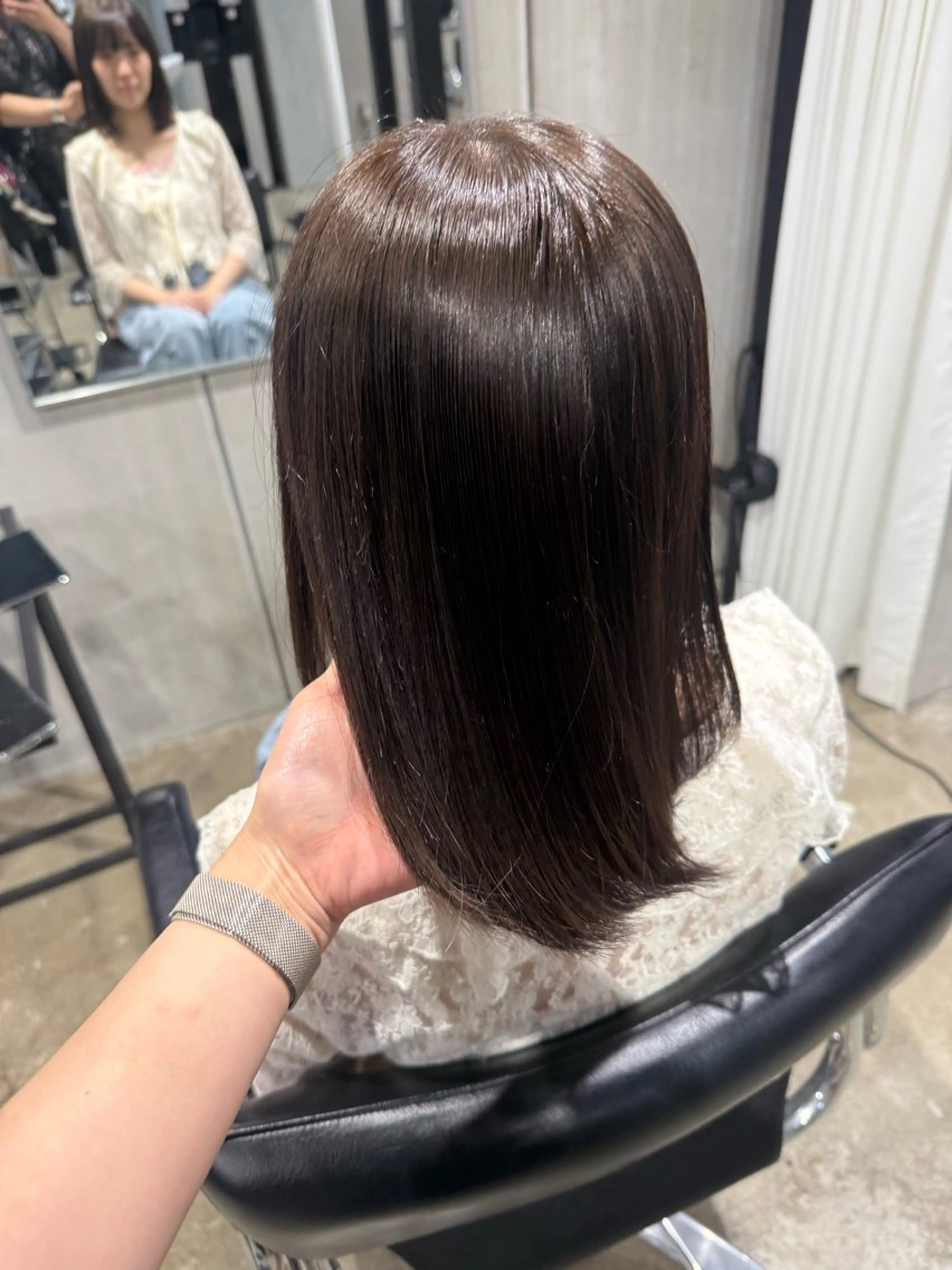 カラー ブラウンカラー ヘアカラー トリートメント Dicency所属・小倉/髪質改善 /カラー/五郡 陽菜のヘアスタイル