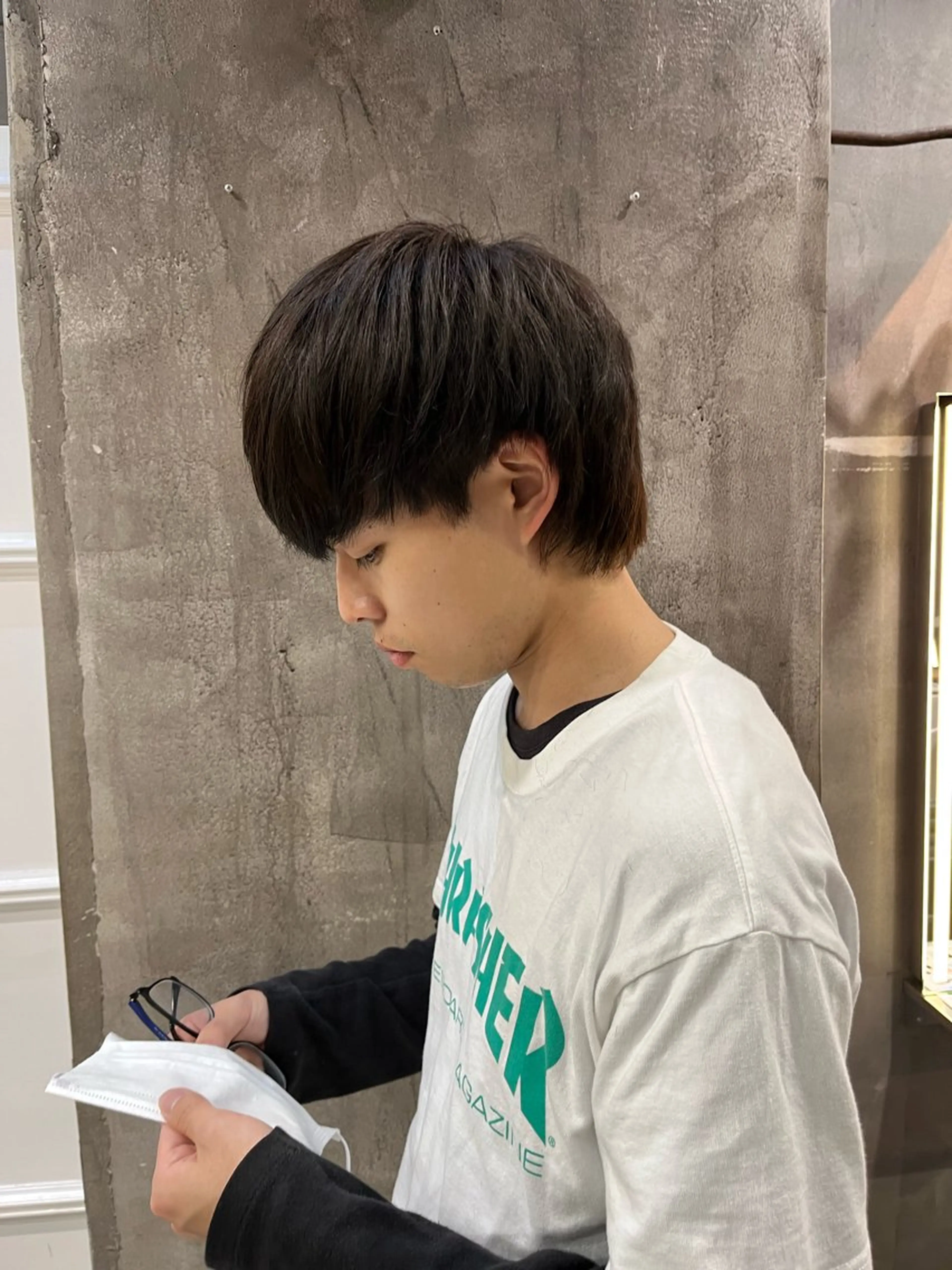 メンズ NYLON.所属・ブリーチ/縮毛矯正 ❤️‍🔥シンノスケのヘアスタイル