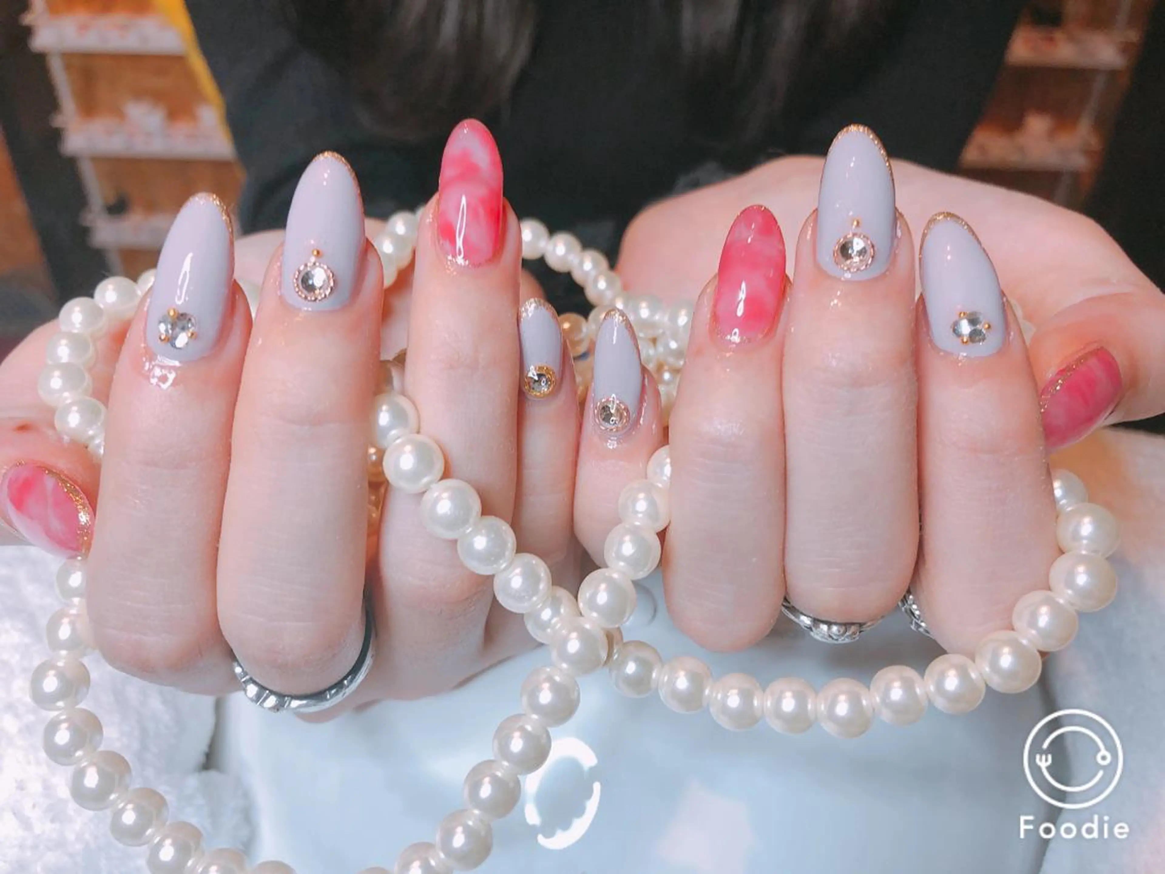 ロング ネイル 長さ出し専門 nynaのネイルデザイン