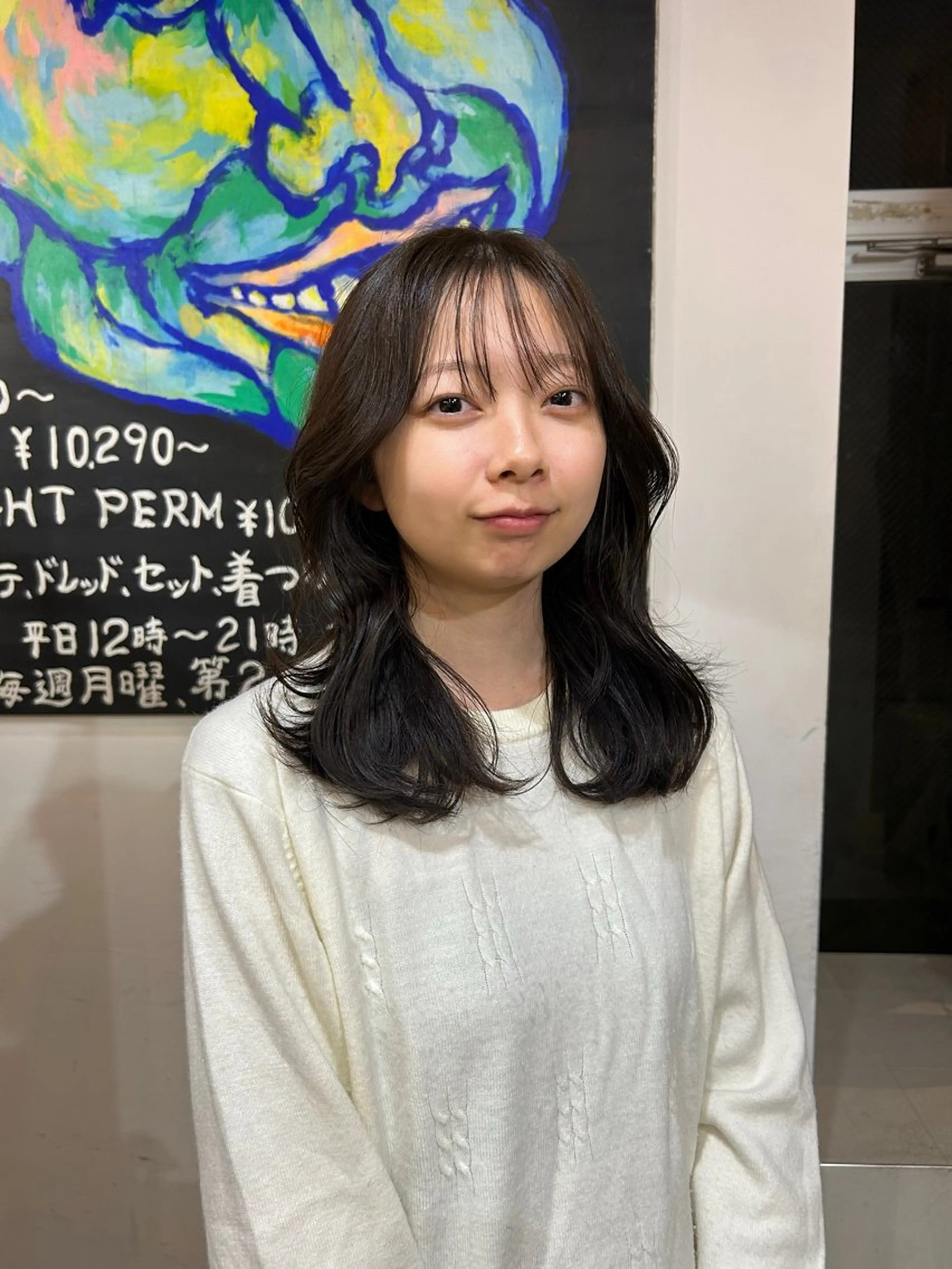 セミロング ORe'S　HAIR BE GLaD所属・ORe'S HAIR BE　GLaDまなみのヘアスタイル