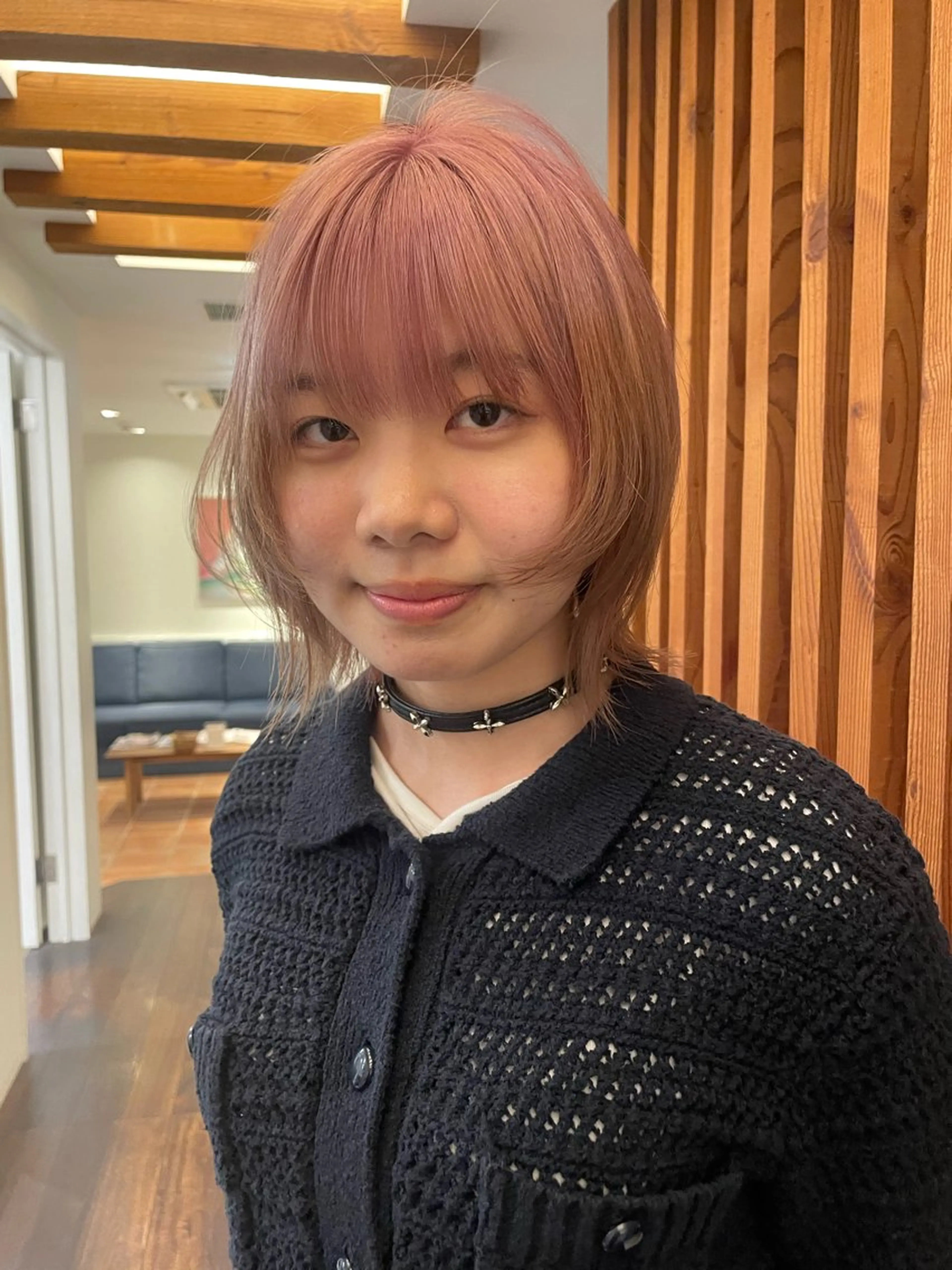 ショート カラー ベージュカラー ピンクカラー ヘアカラー リカ/ハイトーン ・オリーブ🍀のヘアスタイル