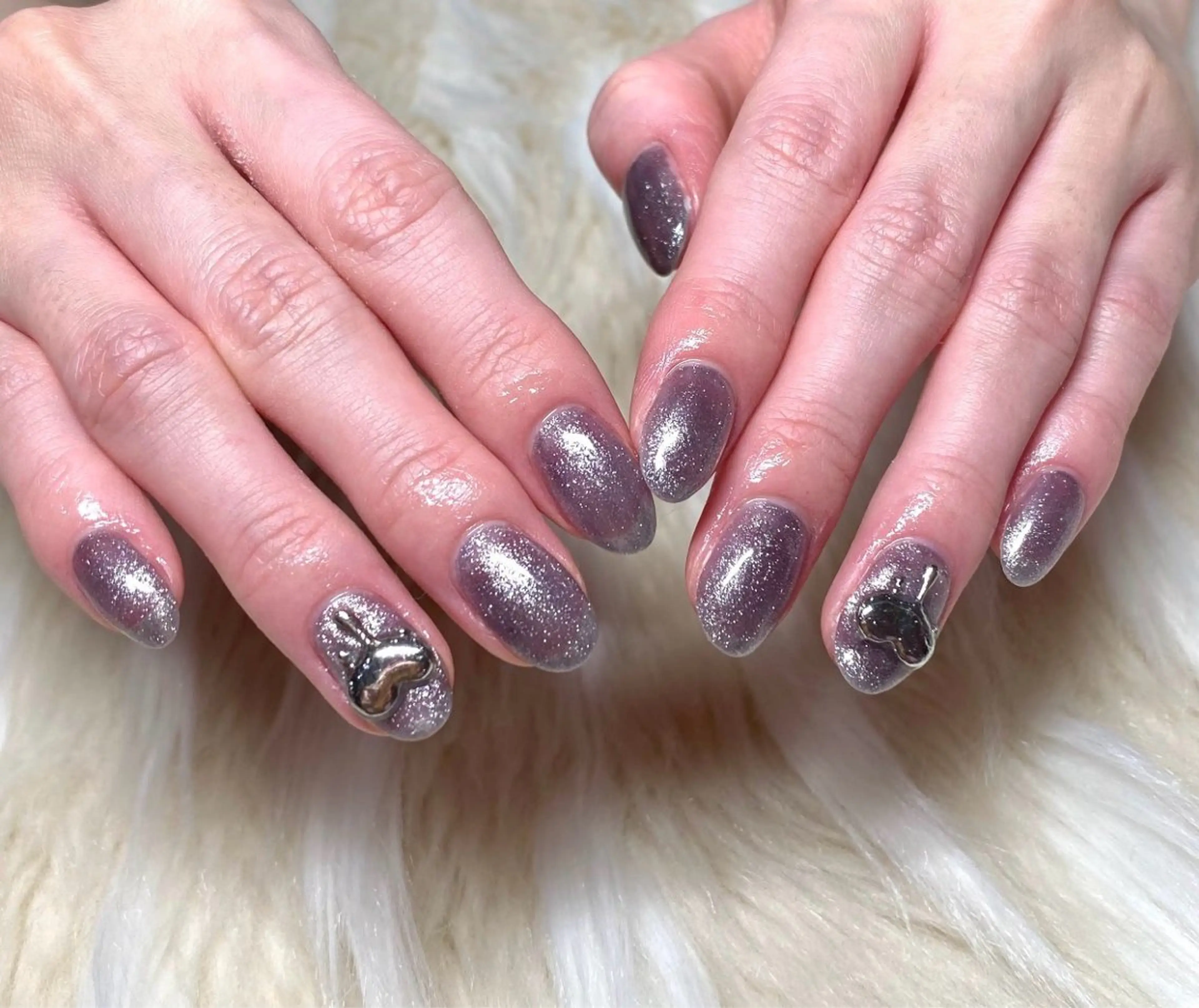 ネイル ボルドー 長さ出し フレンチネイル ジェルネイル グラデーション ハンドネイル Nail&eye Belire 新宿のネイルデザイン