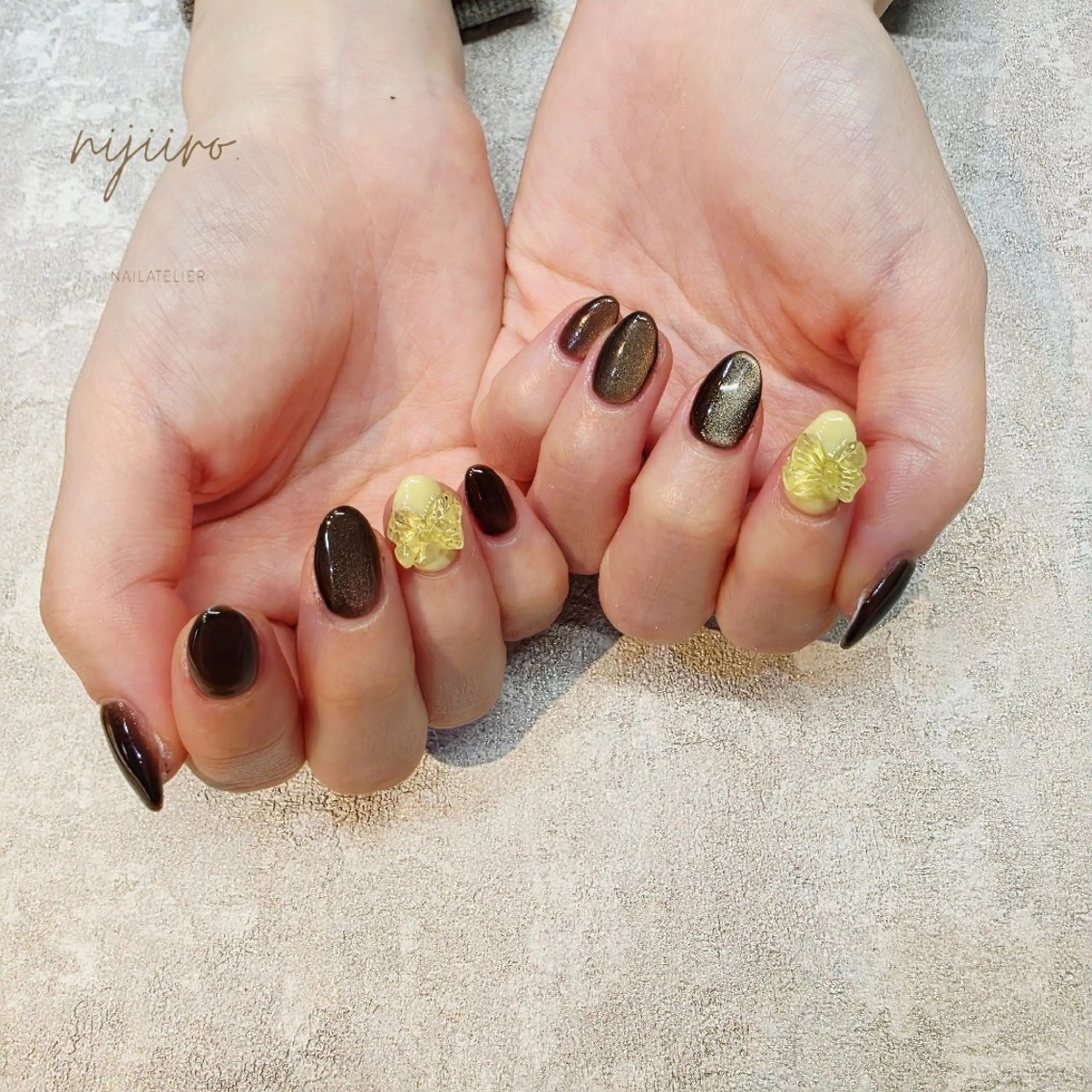ネイル ハンドネイル nailatelier nijiiro.所属・nijiiro🌈 サトウのネイルデザイン