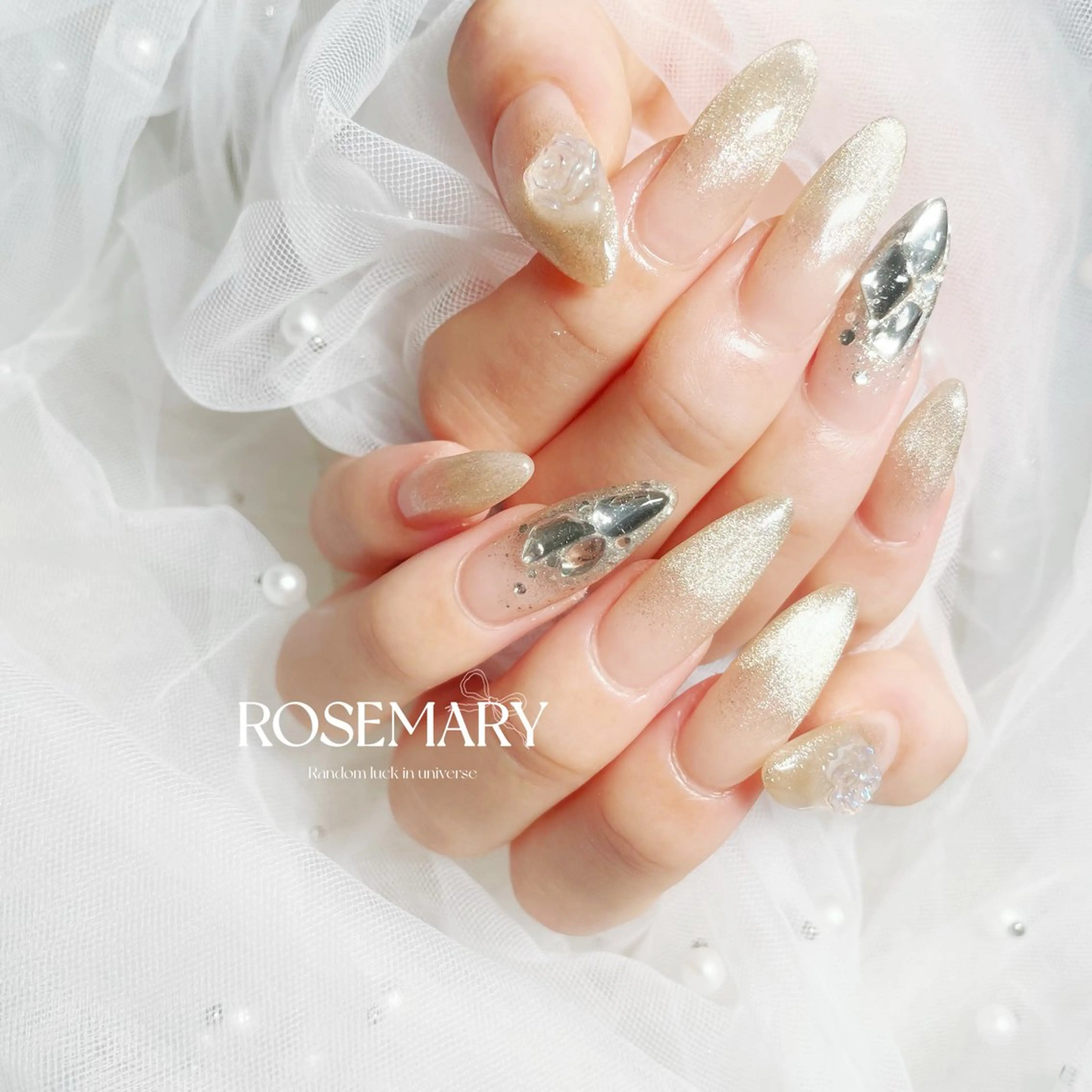 ネイル 持ち込み ハンドネイル ROSE・MARY 木村のネイルデザイン