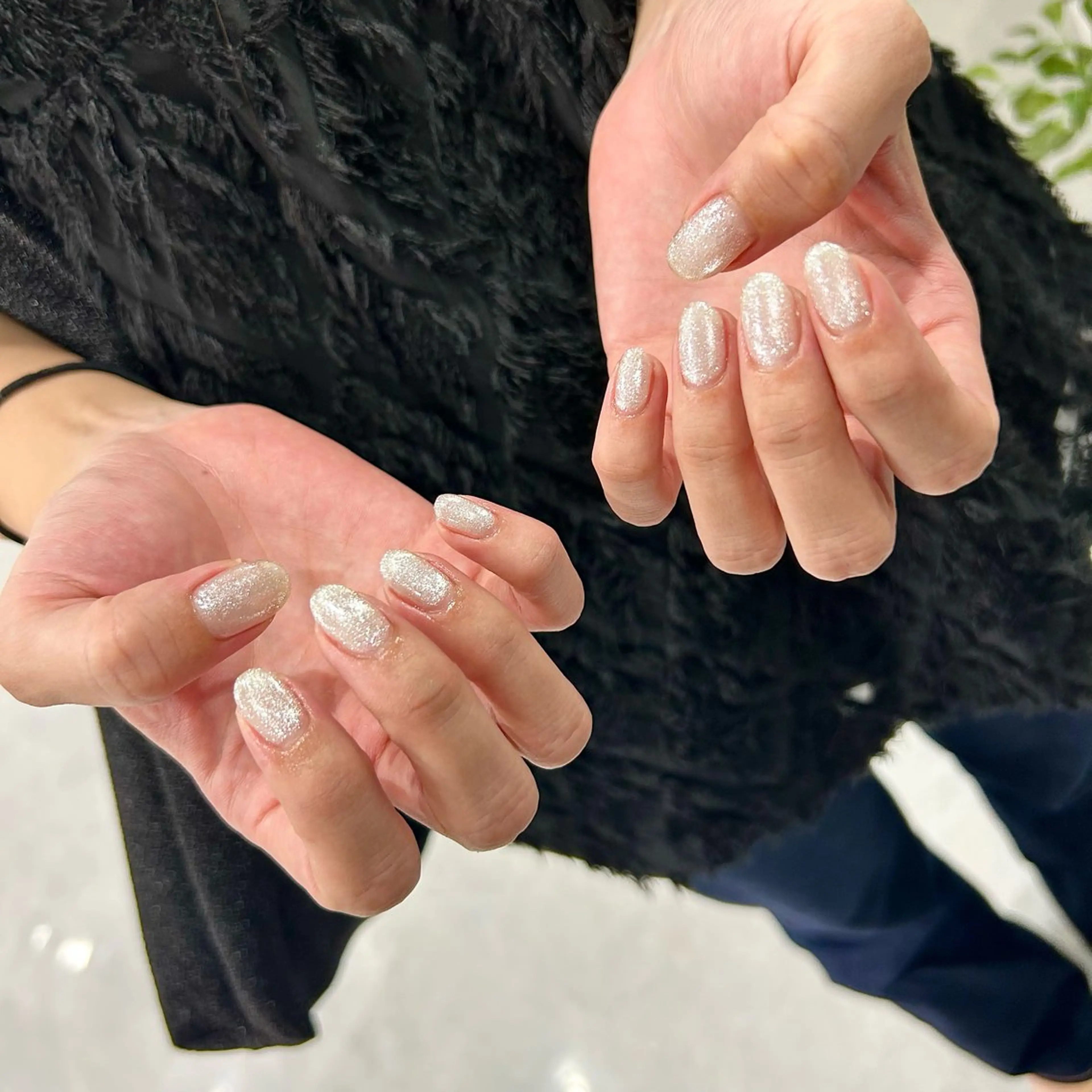 ネイル クリアネイル マグネットネイル ハンドネイル RYO /Amourのネイルデザイン