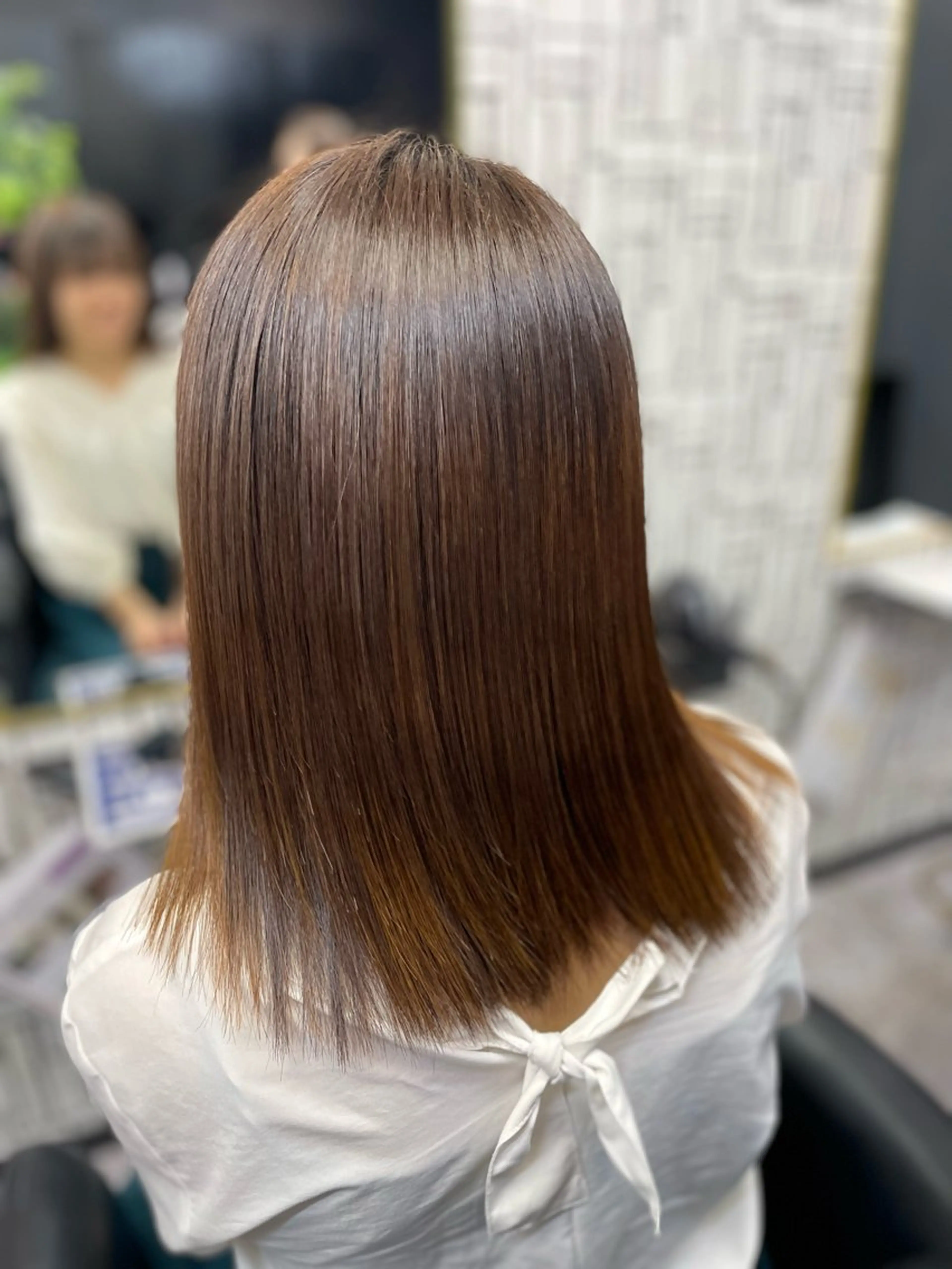 セミロング 縮毛矯正 カット 縮毛矯正 トリートメント 篠原 侑作のヘアスタイル