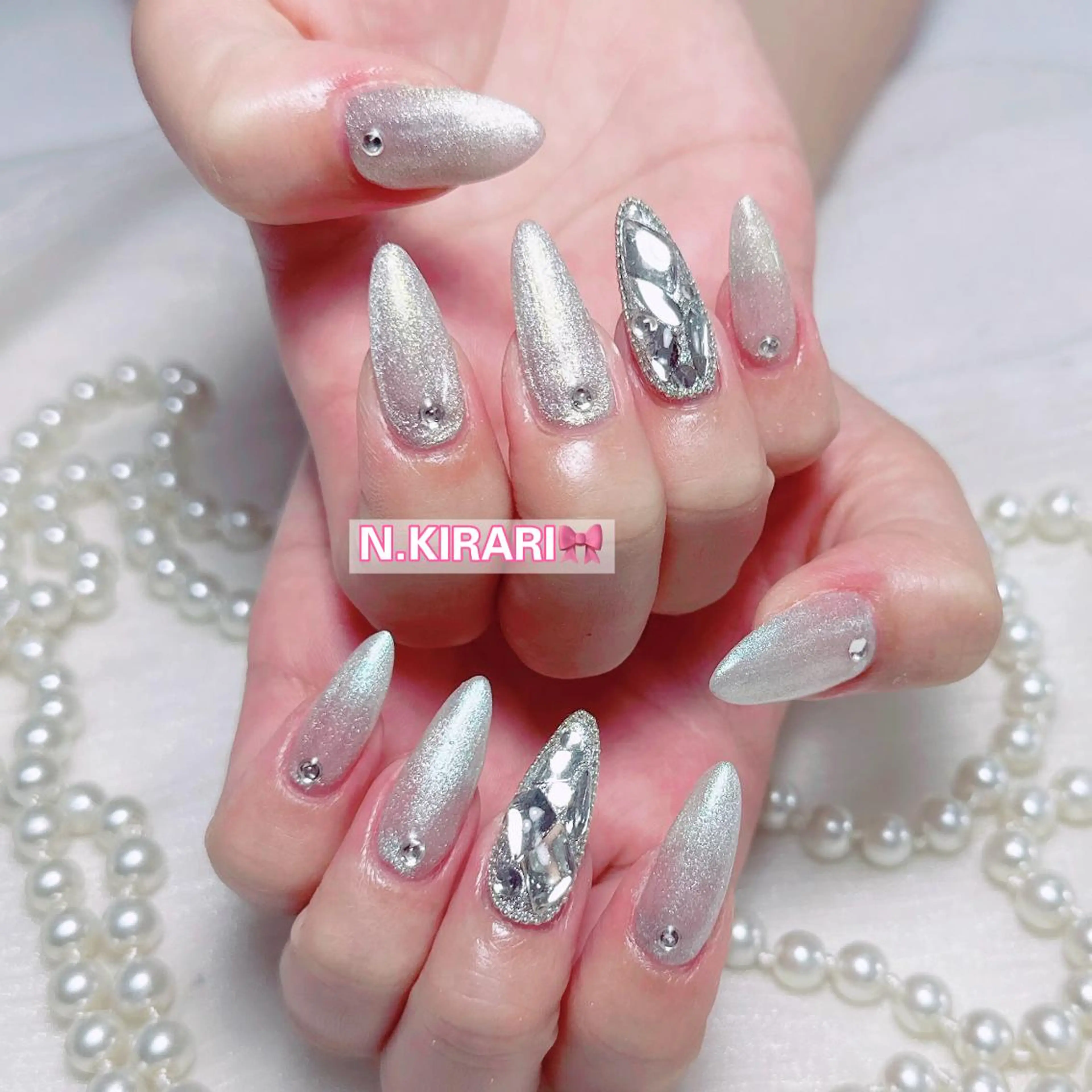 ネイル 🎀 ユズ 🎀のネイルデザイン