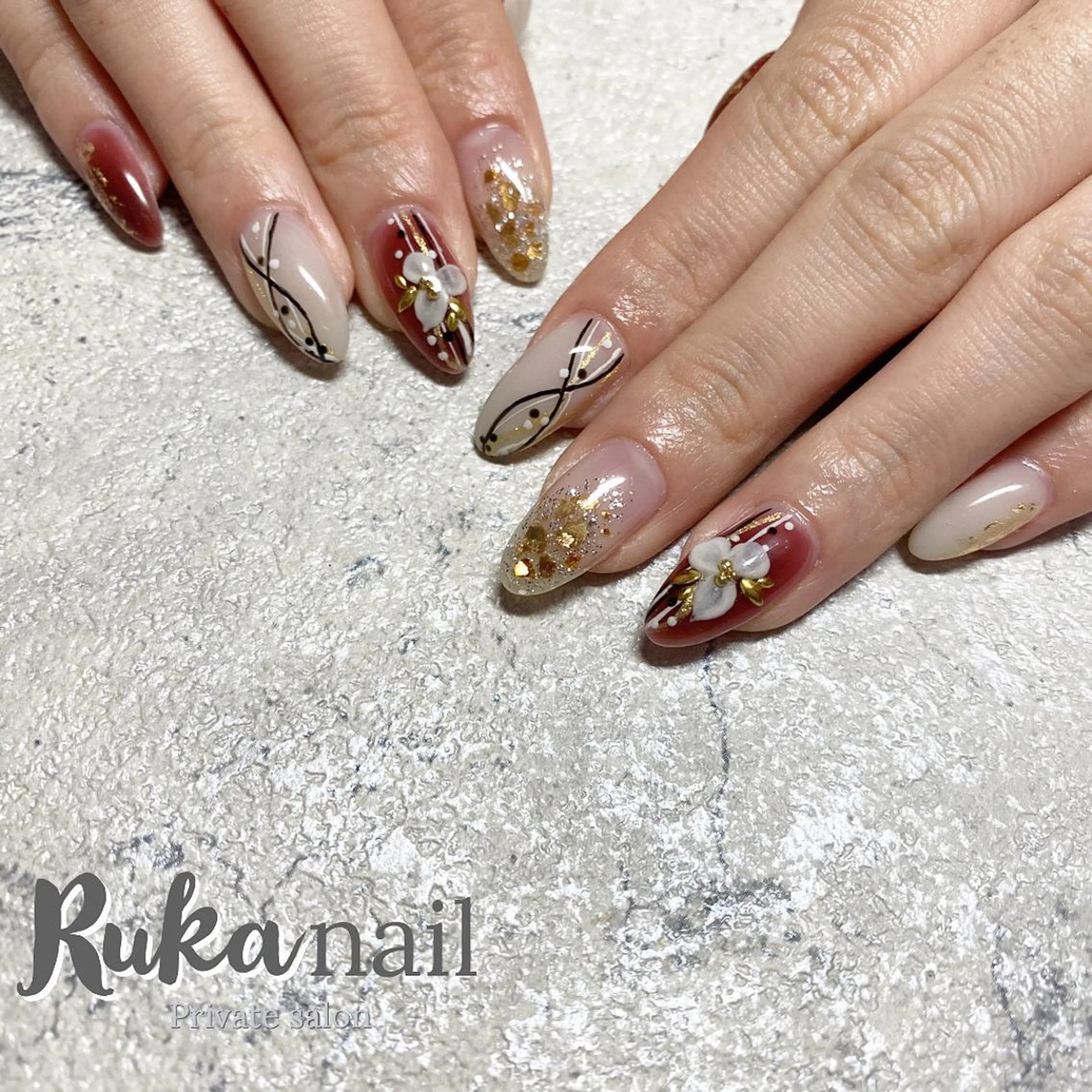 ネイル 丸川 遥のネイルデザイン