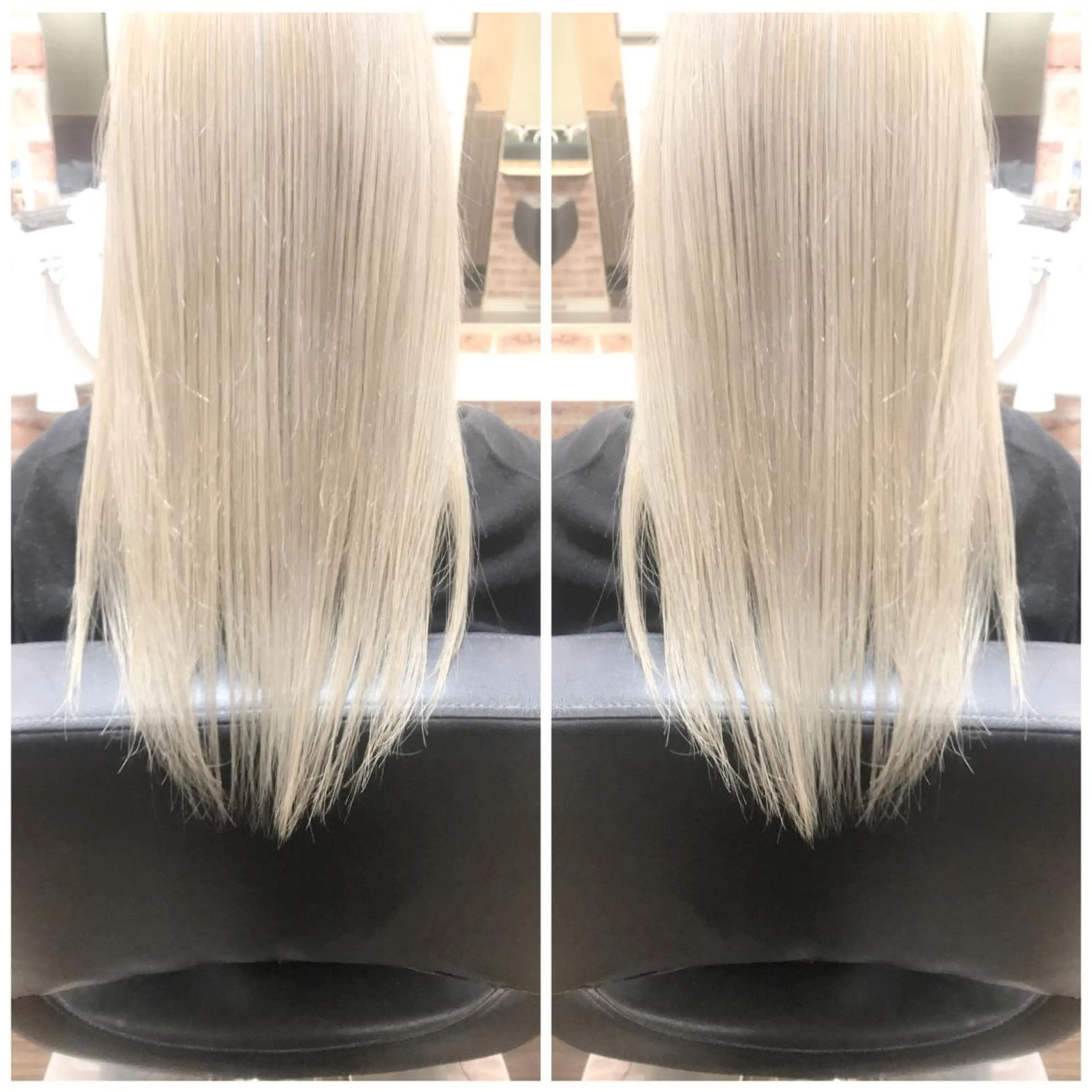 セミロング 家田 竜のヘアスタイル