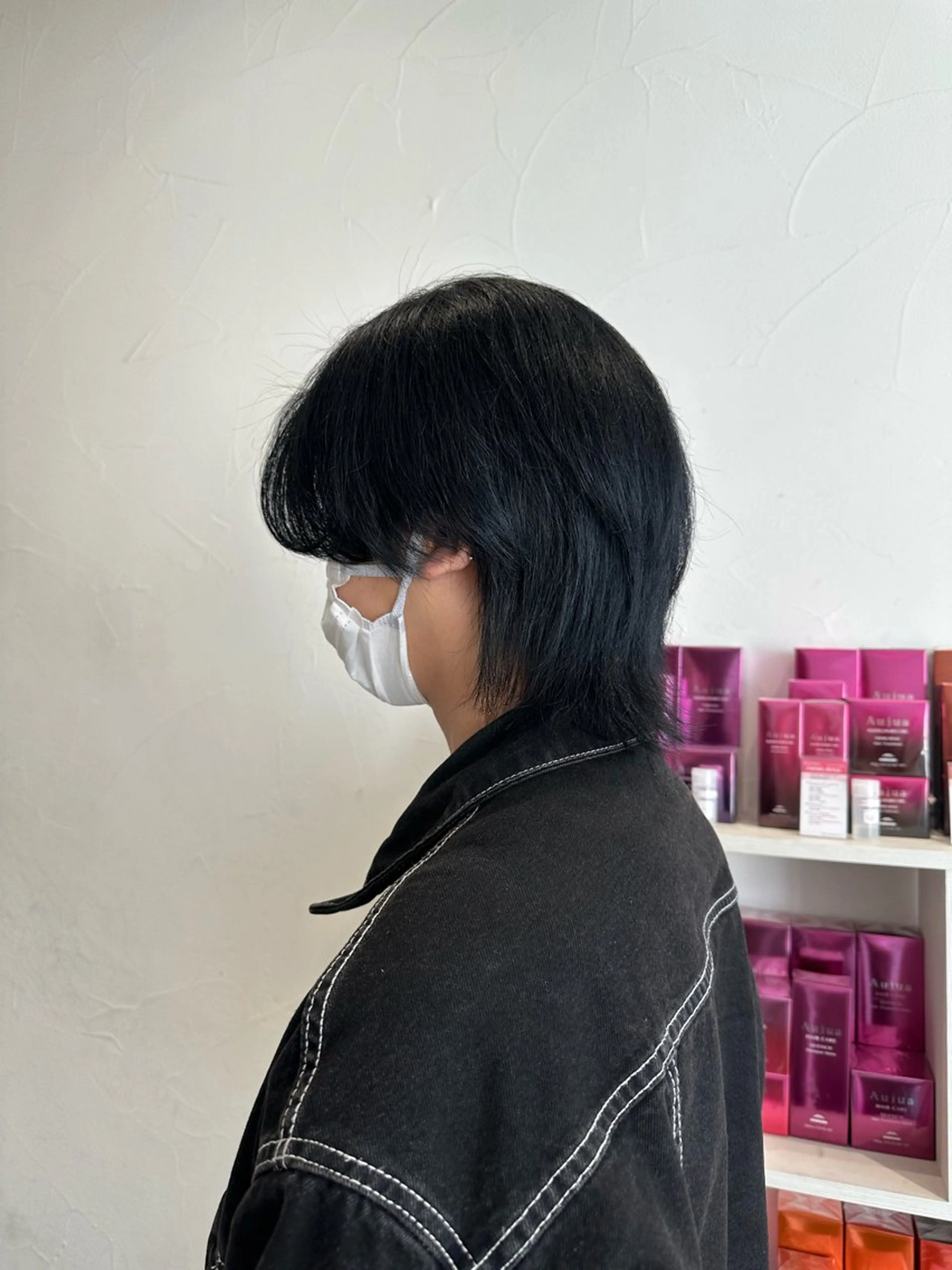 ミディアム メンズ カット ヘッドスパ Ash中目黒 森田みなみのヘアスタイル