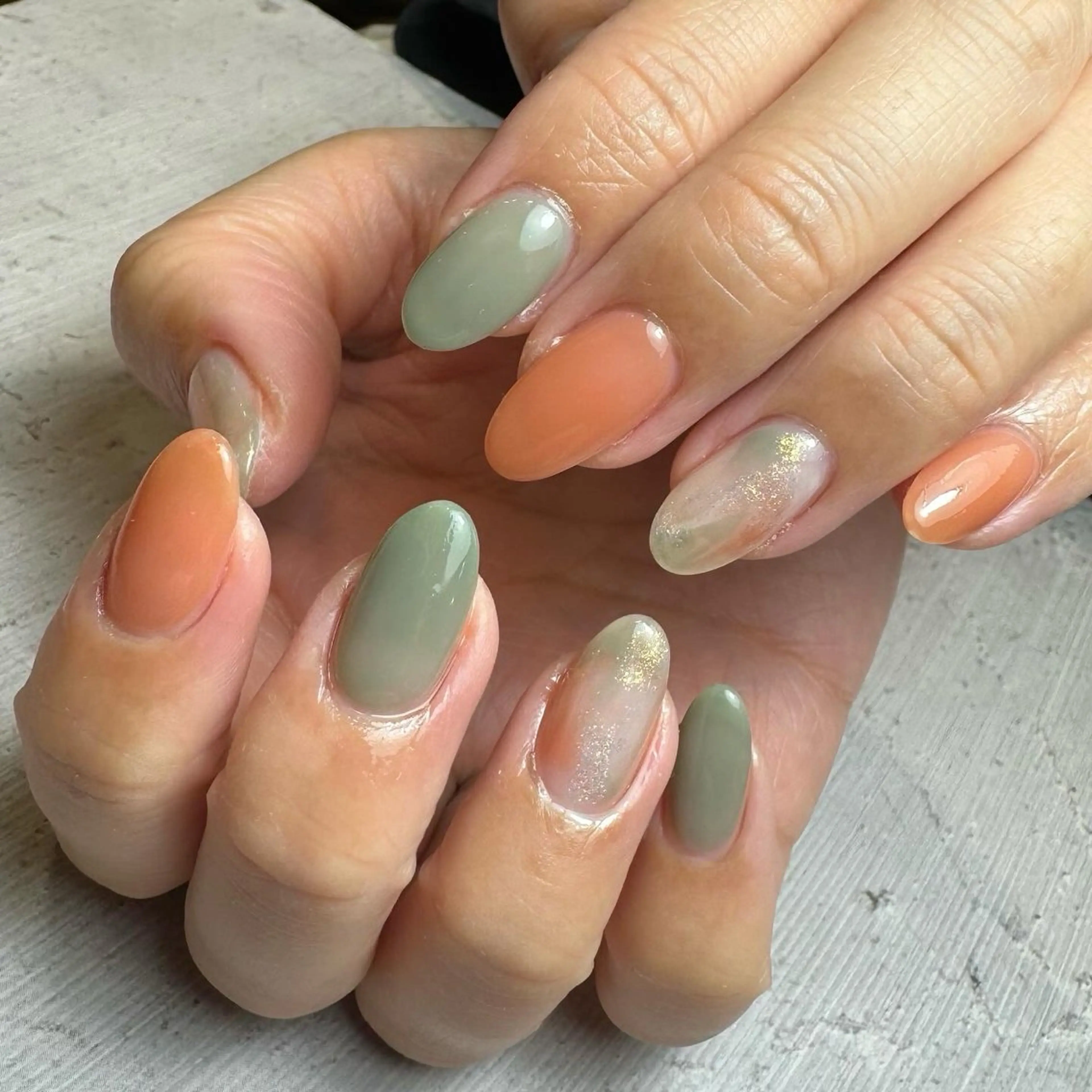 ネイル ハンドネイル nail&eyelash mate所属・京都/東向日/桂 ayumiのネイルデザイン