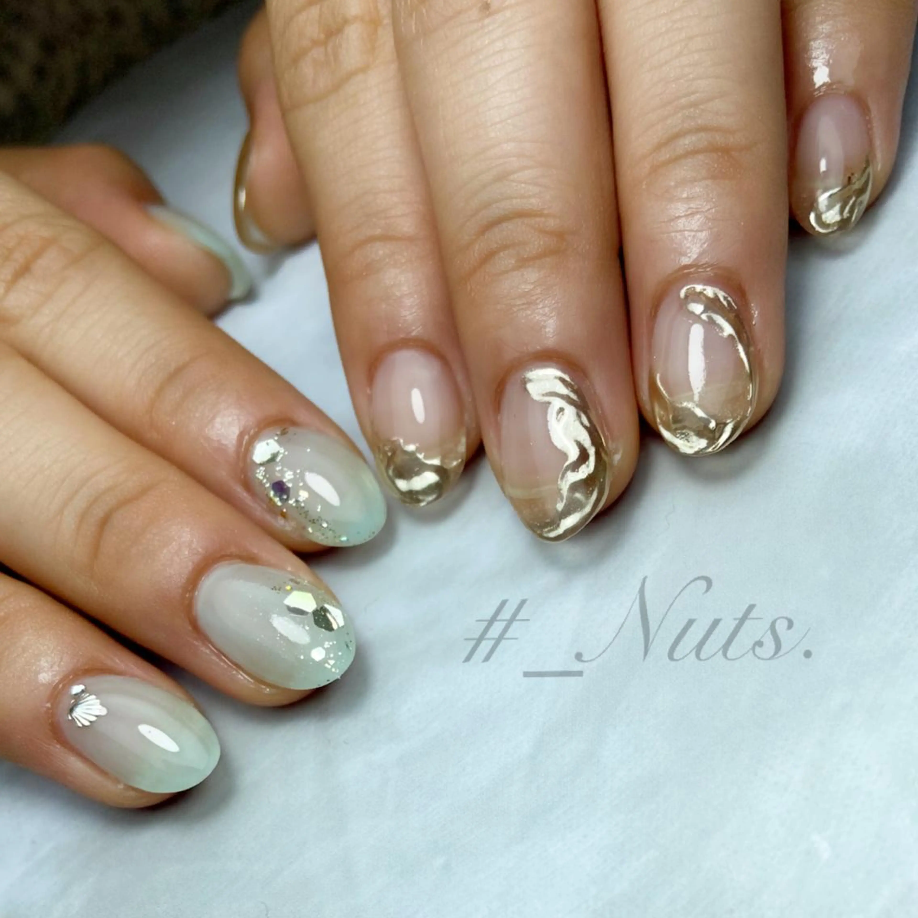 ロング ネイル アートネイル スカルプネイル 土居 夏美のマツエク・マツパデザイン