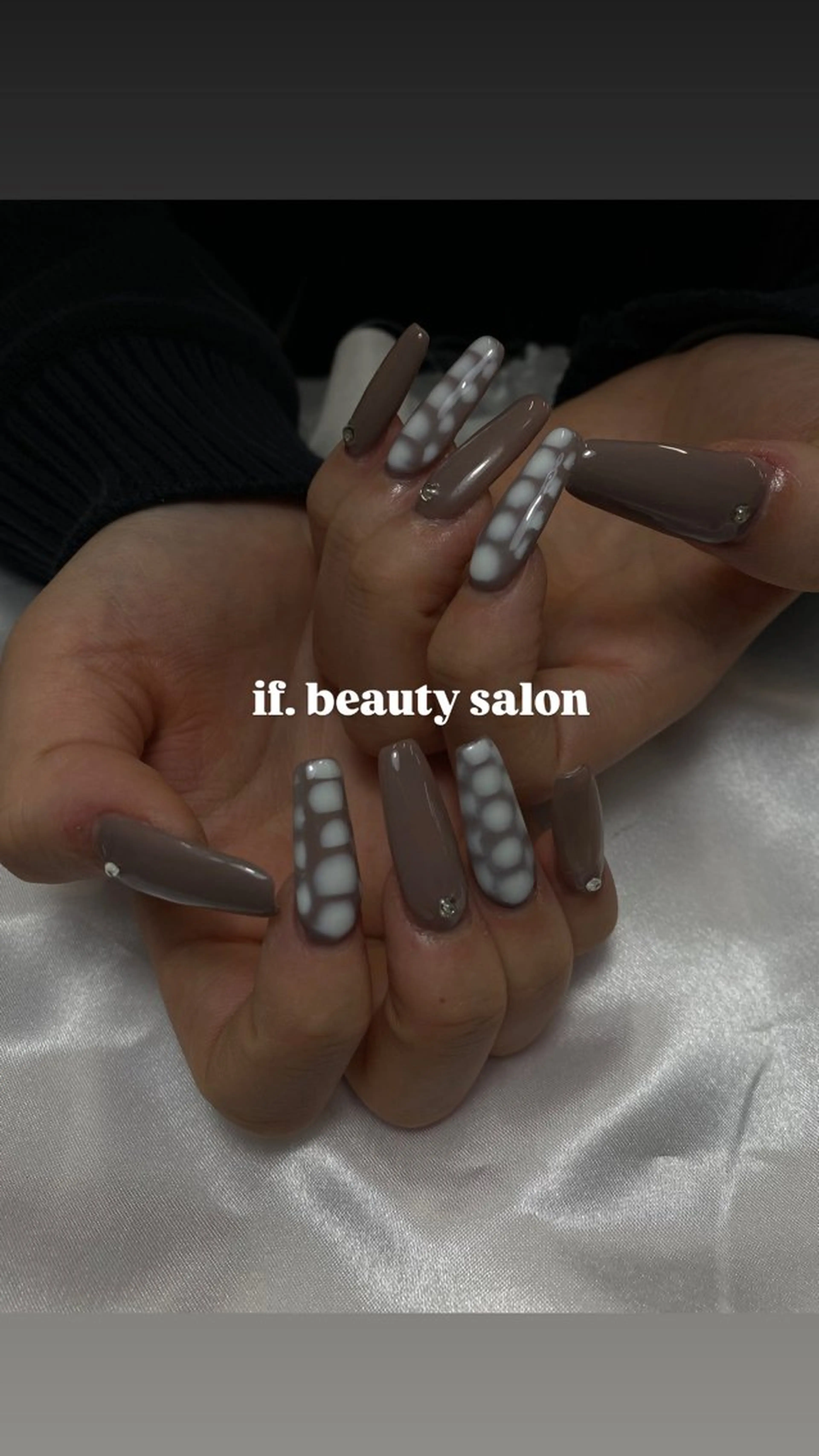 【HAND】自爪持ち込みデザイン💅           パーツやストーン別途料金頂いておりますの写真