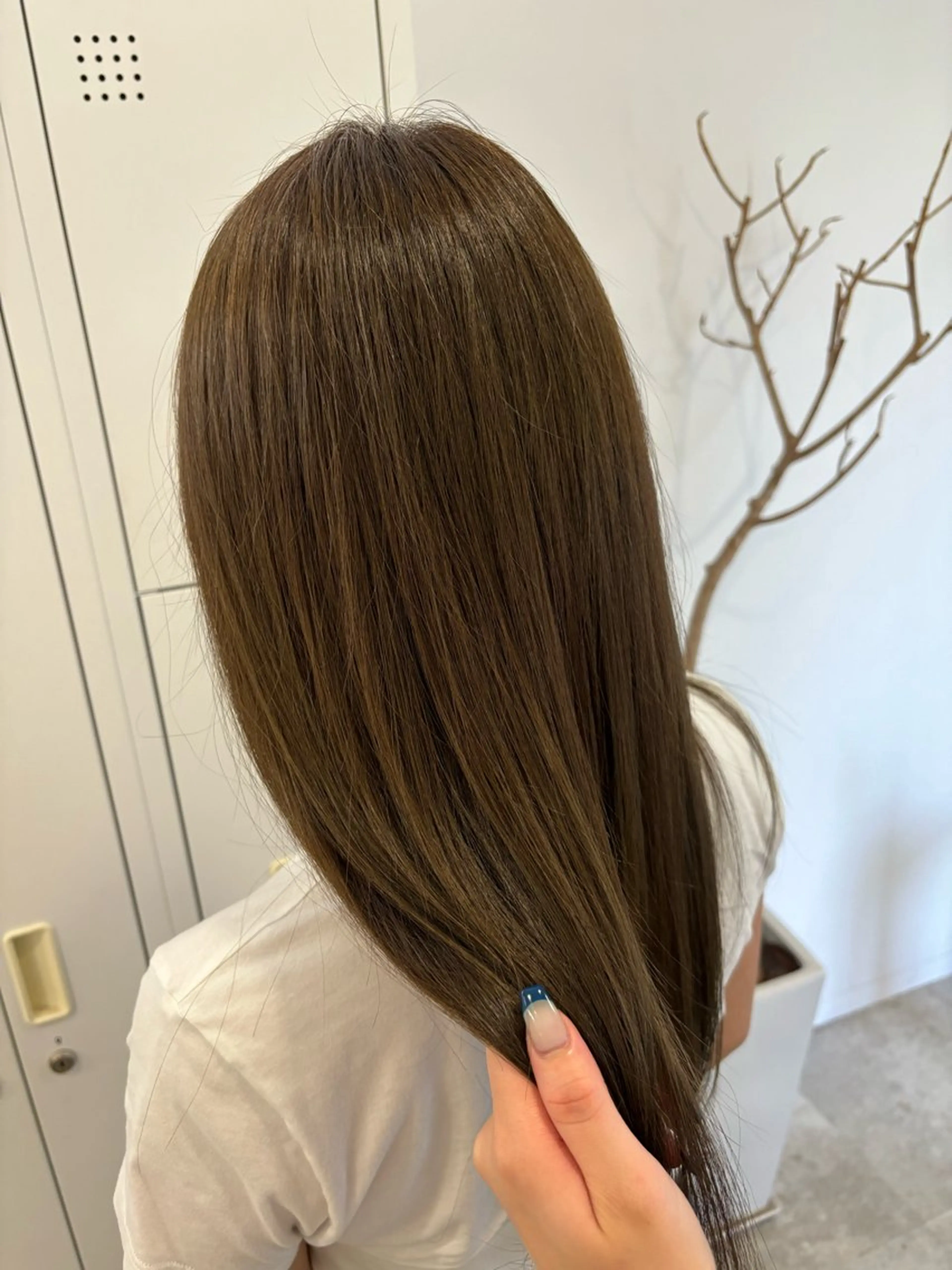 セミロング カラー ベージュカラー 透明感カラー CHAINON×FeM#所属・名駅/sHiHo/透 明感カラー✨🎀/のヘアスタイル