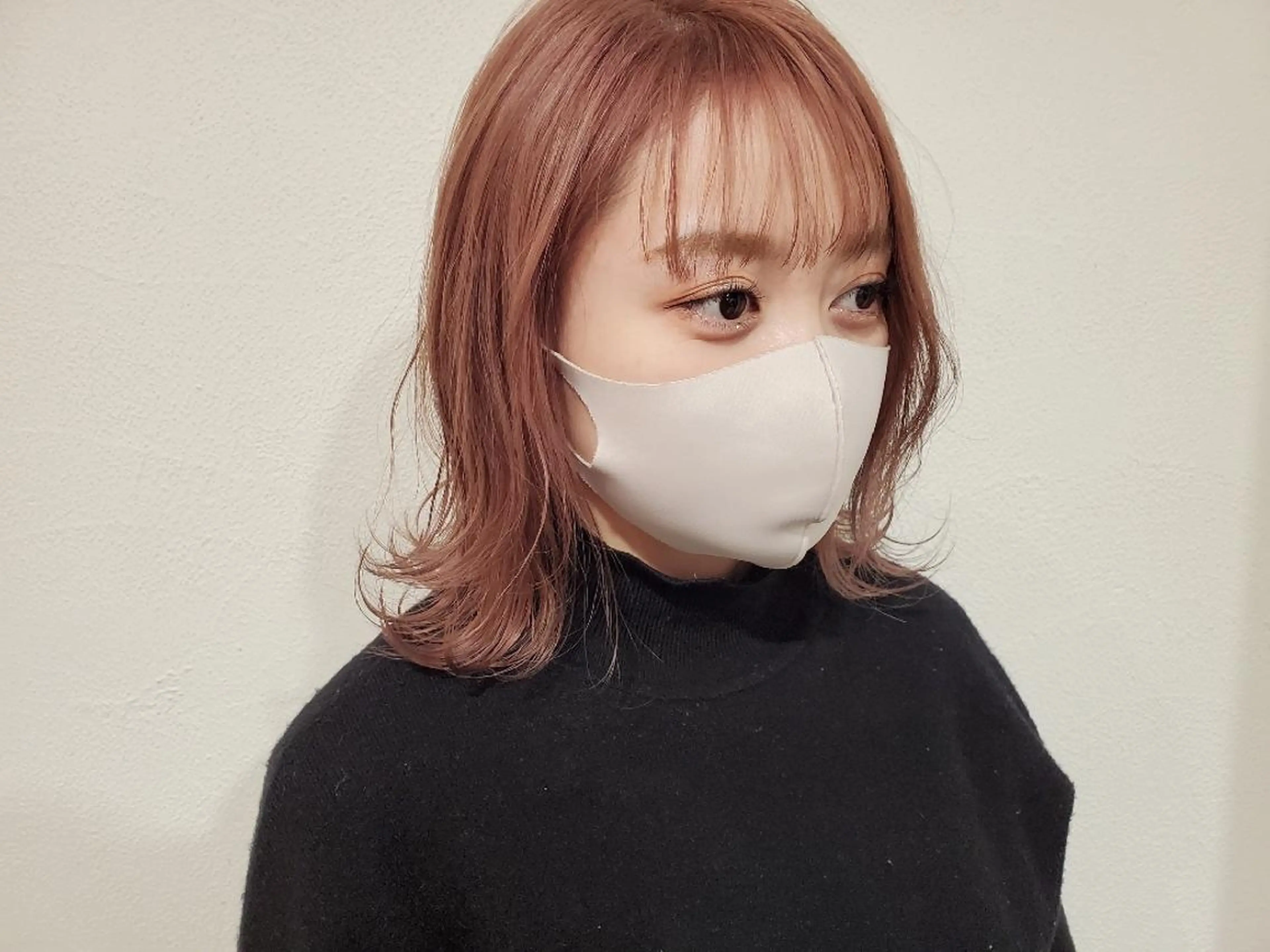 カラー ベージュカラー ピンクカラー パ ルのヘアスタイル