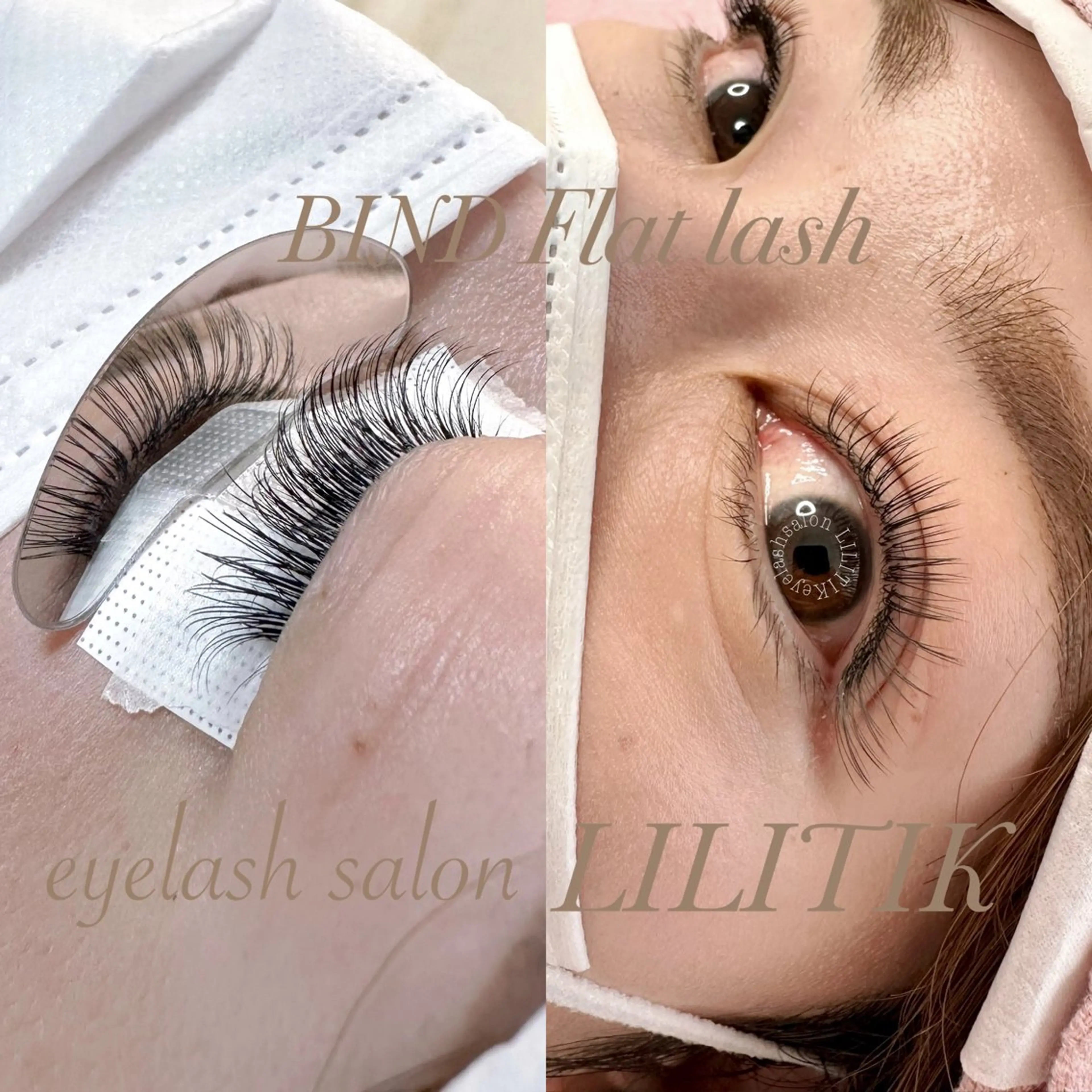 マツエク・マツパ フラットラッシュ ナチュラル パリジェンヌラッシュリフト まつげパーマ セーブル マツエク LILITIK所属・韓国idolまつ毛 ꪔ̤̮LILITIKのマツエク・マツパデザイン