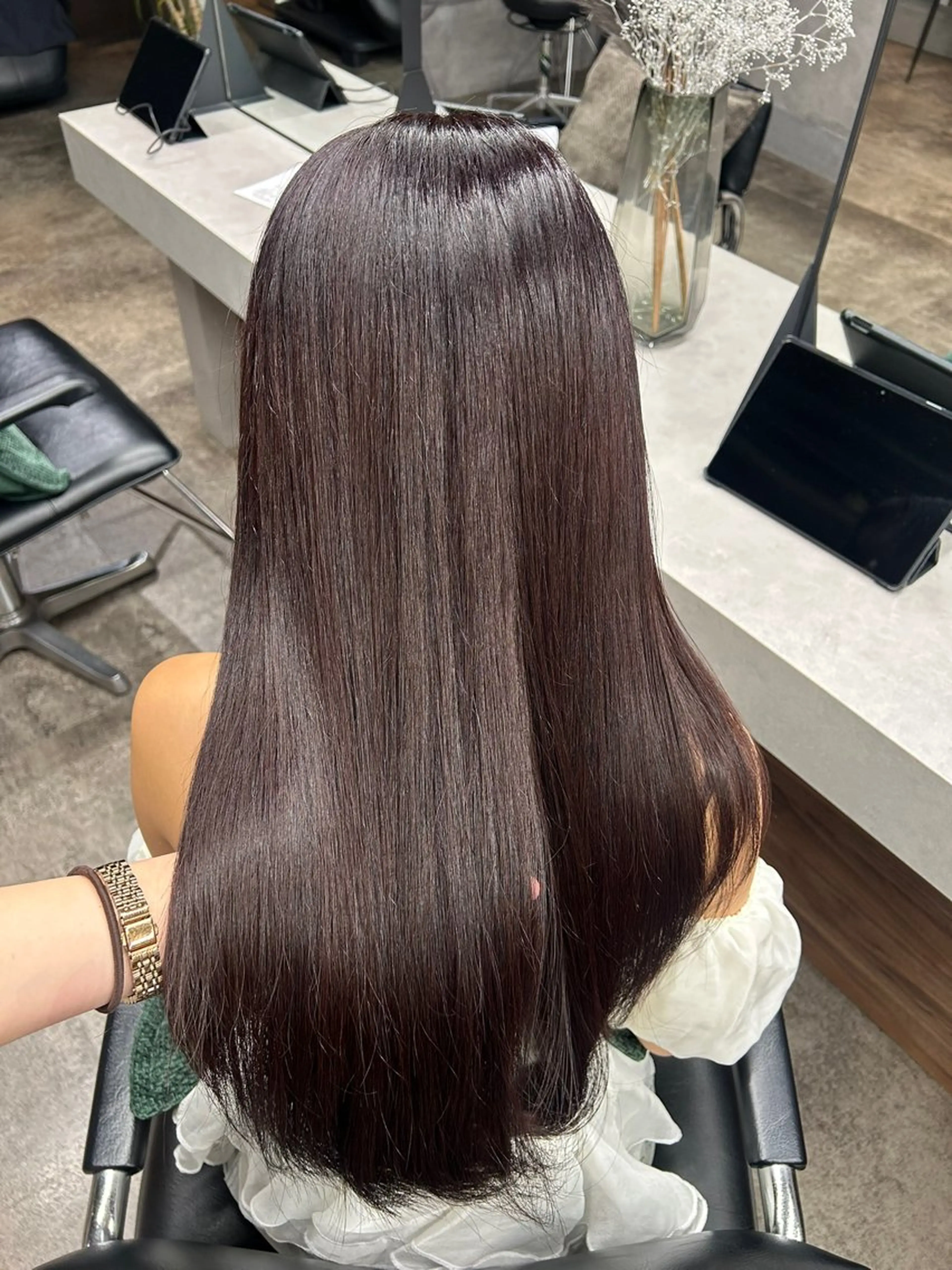 【✨撮影OKの方のみ✨】髪質改善ストレート🪽+3step treatment🫧の写真