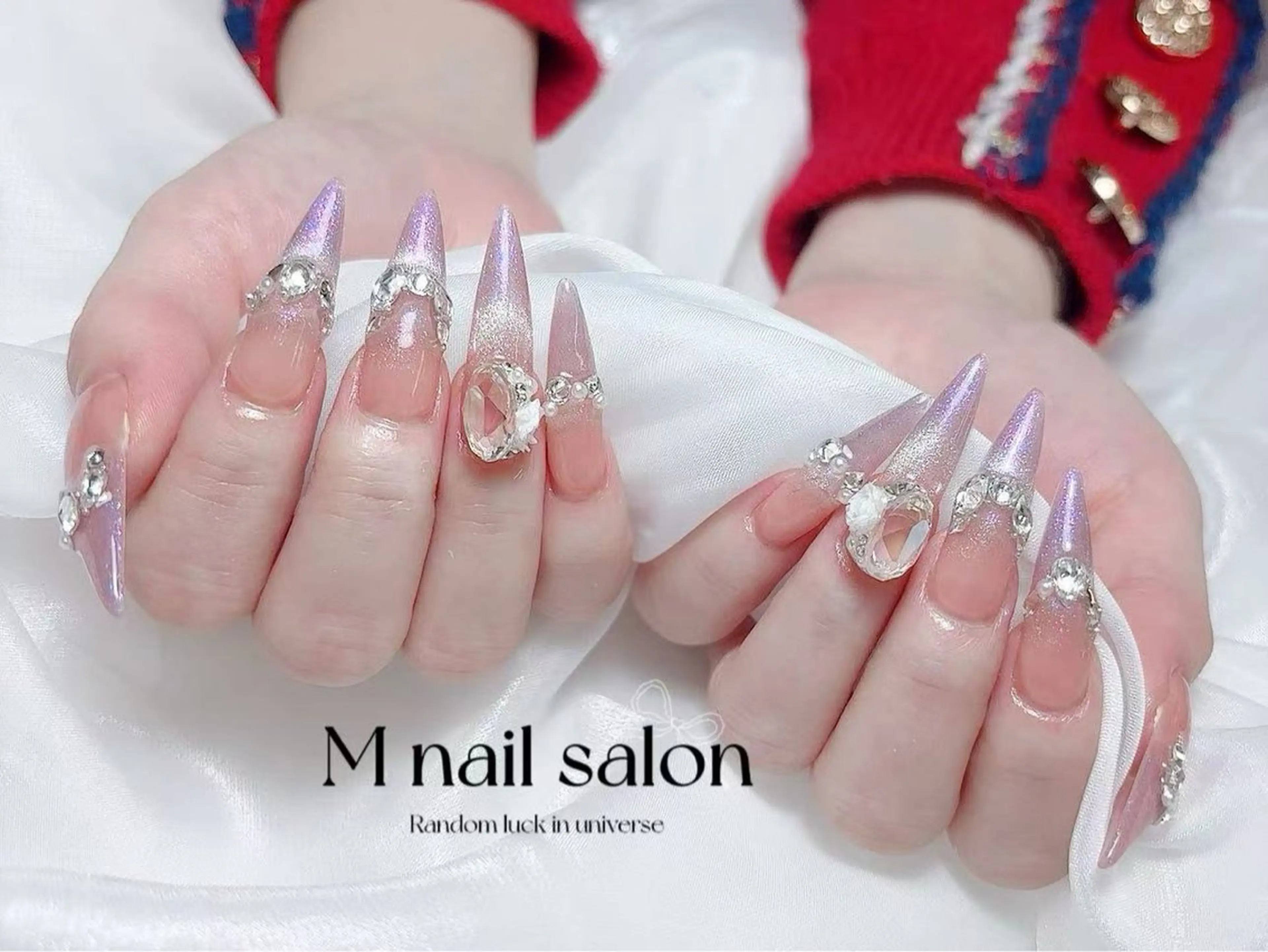 ネイル M🌷nail 長さだし専門店のネイルデザイン