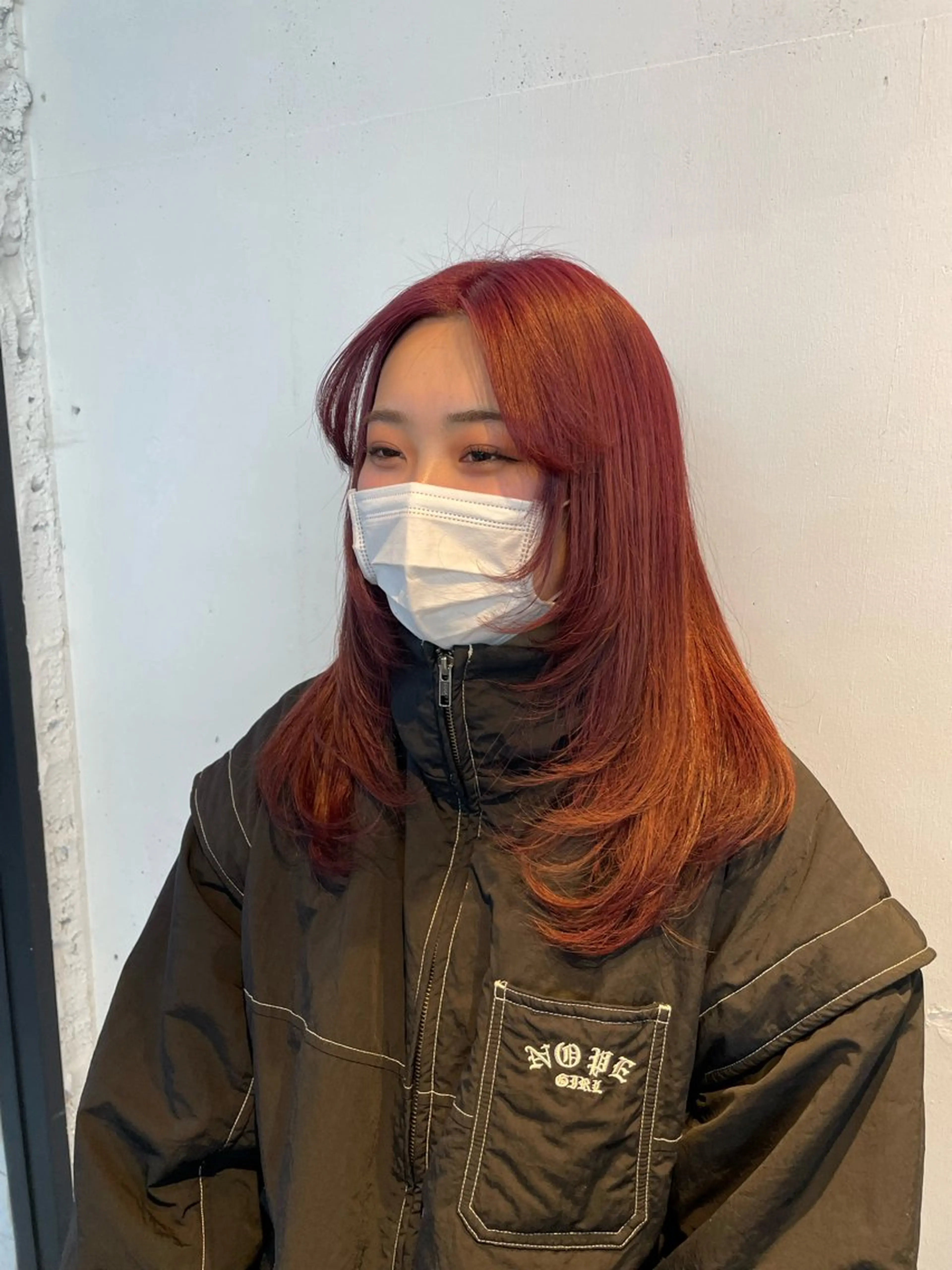 カラー ピンクカラー カット ヘアカラー ハイトーンカラー🩵 指名多数💗横山聖奈のヘアスタイル