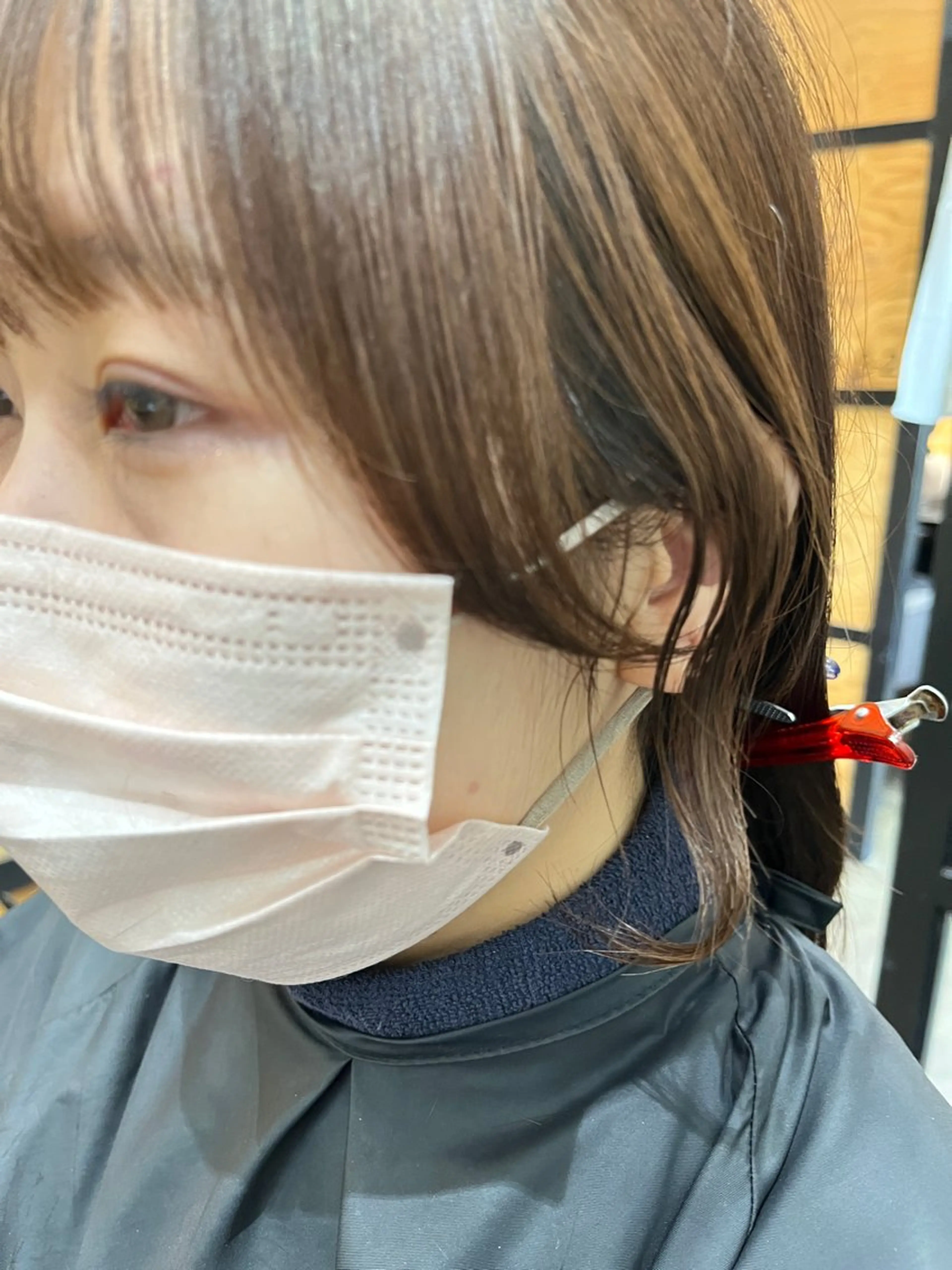 ミディアム カラー パーマ ヘアアレンジ メンズ メンズブリーチ メンズハイライト メンズインナーカラー メンズ韓国風 ブリーチ カット times salon名駅所属・久木原 ゆりのヘアスタイル