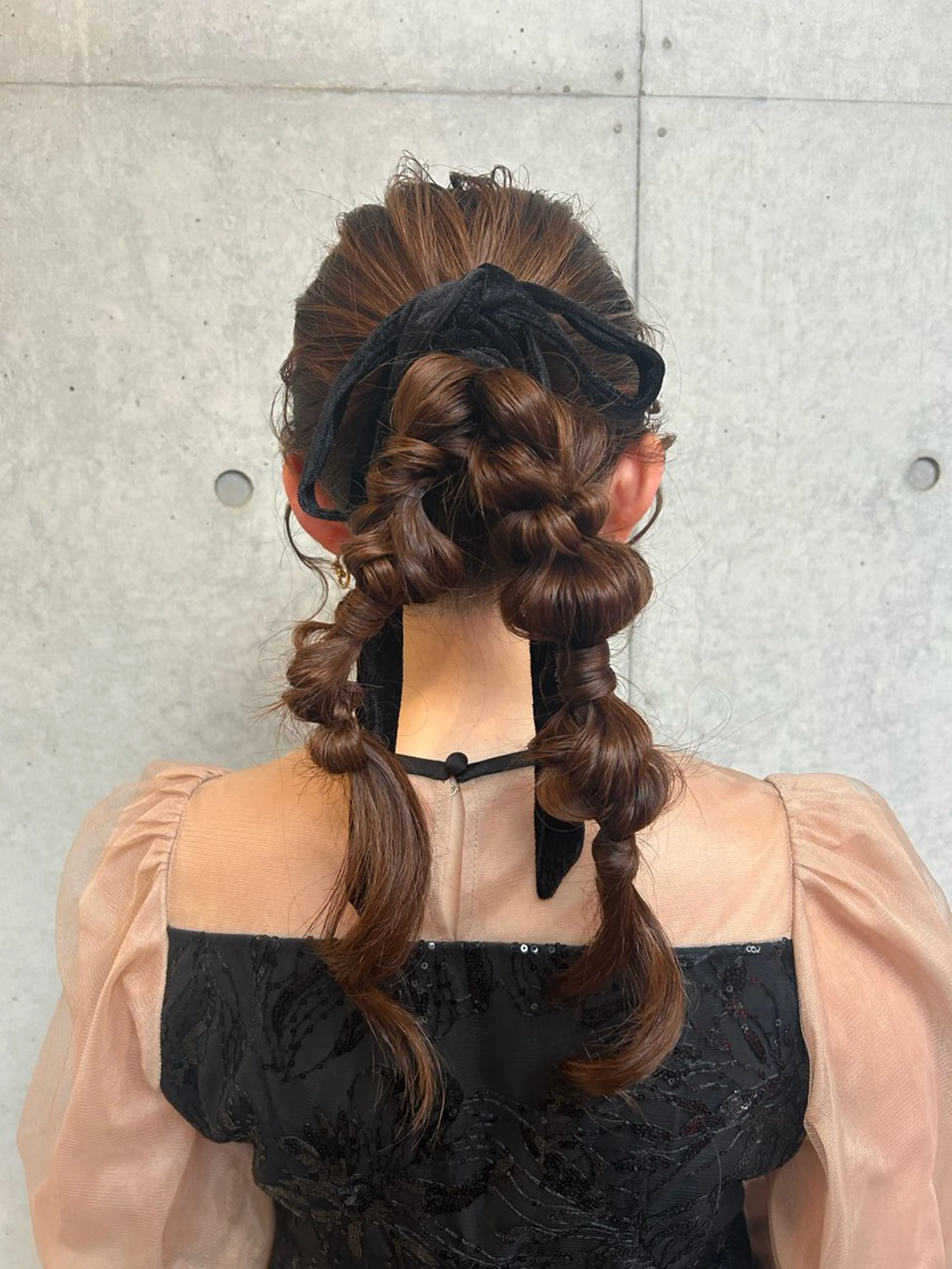 ヘアセット ヘアアレンジの写真