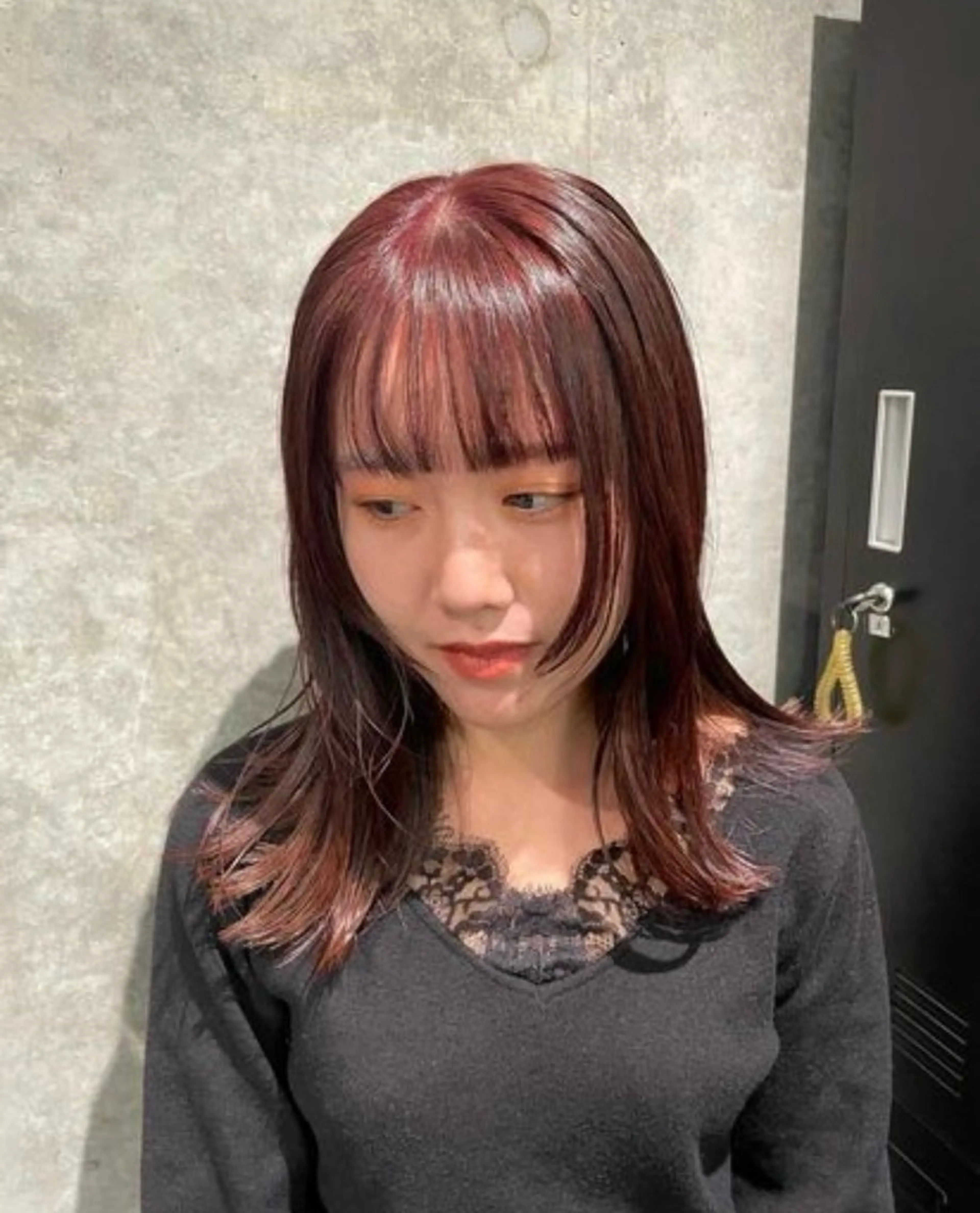 カラー 🌱暖色カラー/ 艶カラーMIHOのヘアスタイル