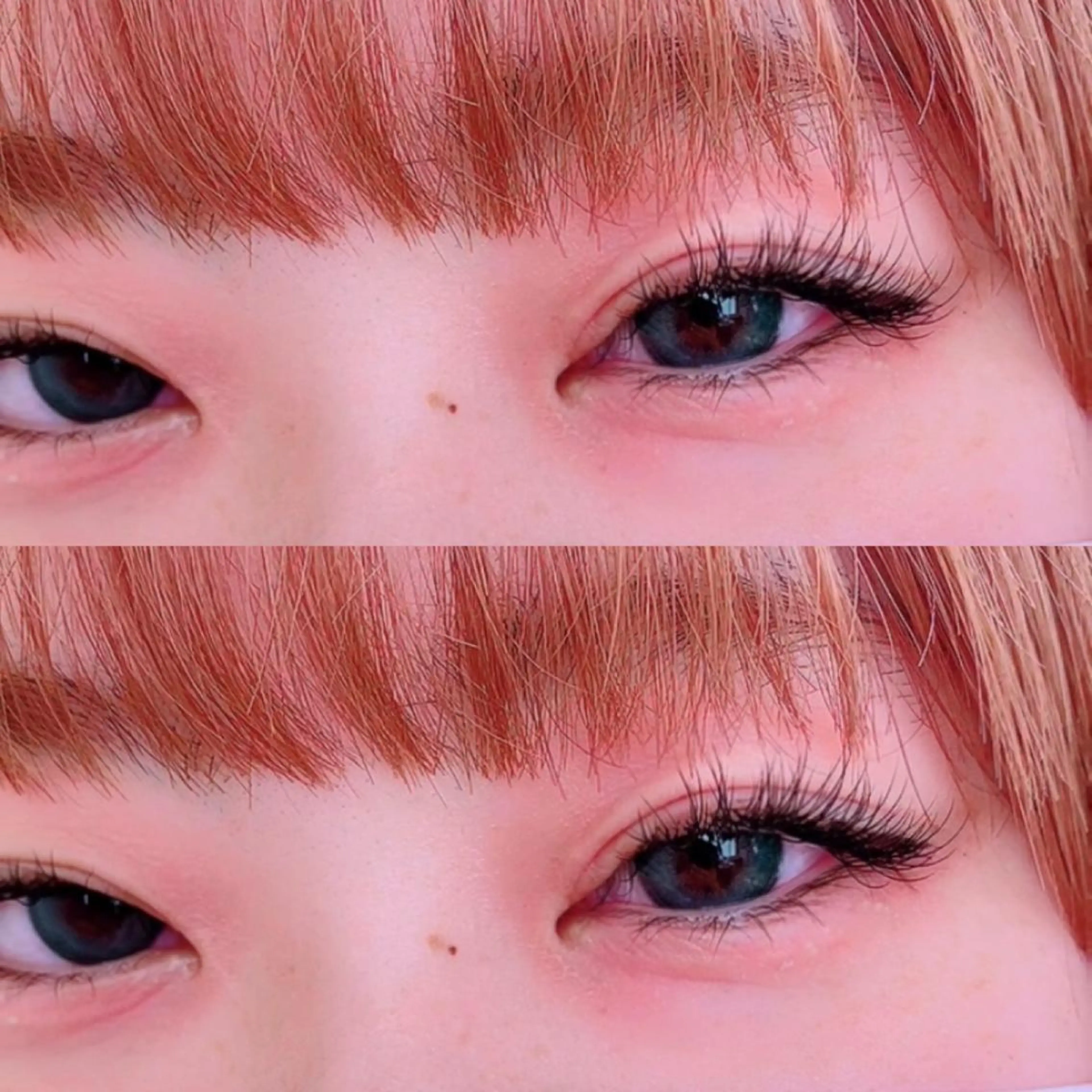 マツエク・マツパ 束感まつ毛 フラットラッシュ パリジェンヌラッシュリフト 一重×まつ毛パーマ ワンホンマツエク Glitter所属・菊入明海/マツパ/眉 ワックスのマツエク・マツパデザイン