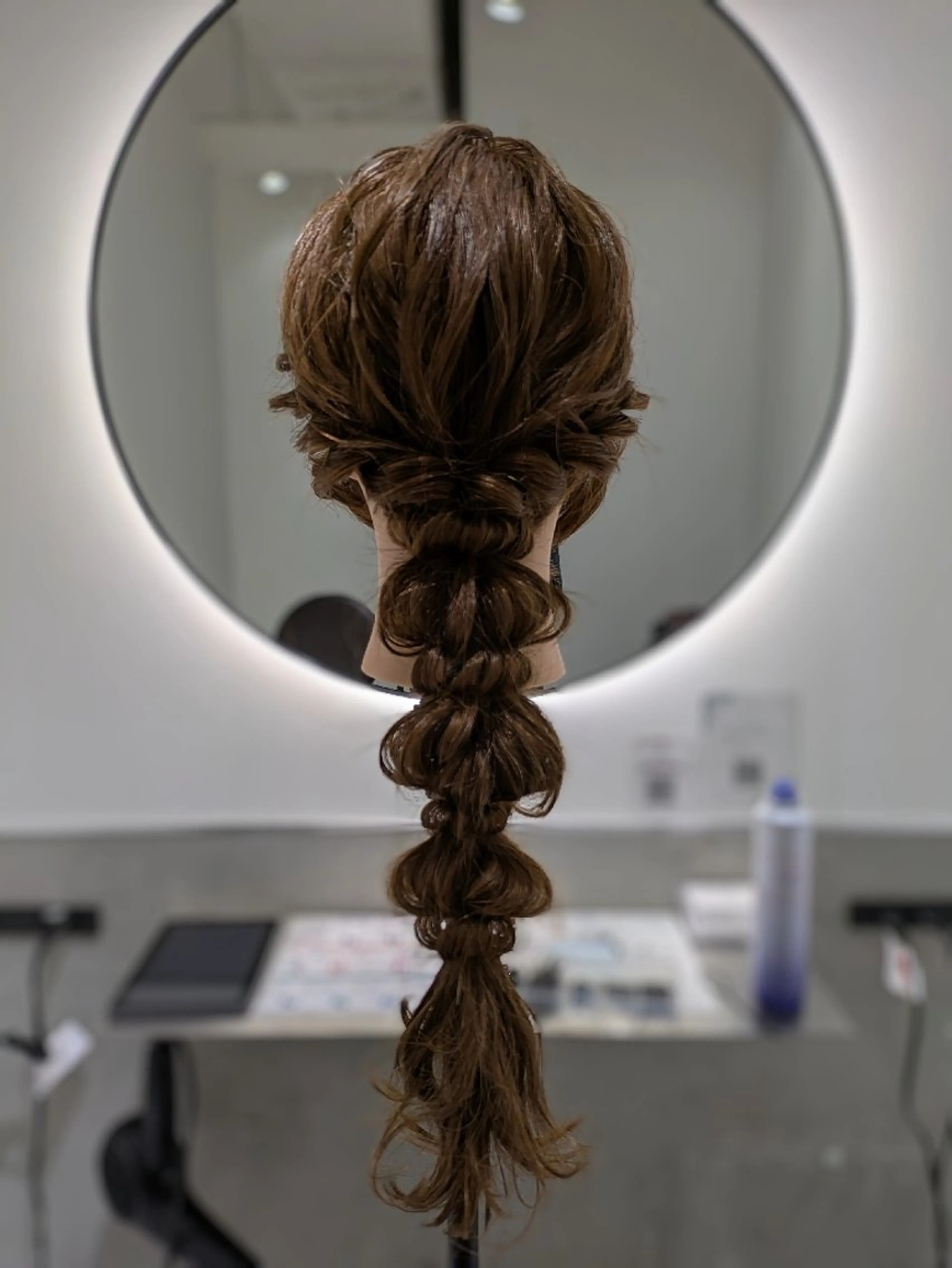 ヘアアレンジ ハーフアップ 韓国メンズ特化/毛流 れパーマ🇰🇷艶髪のヘアスタイル