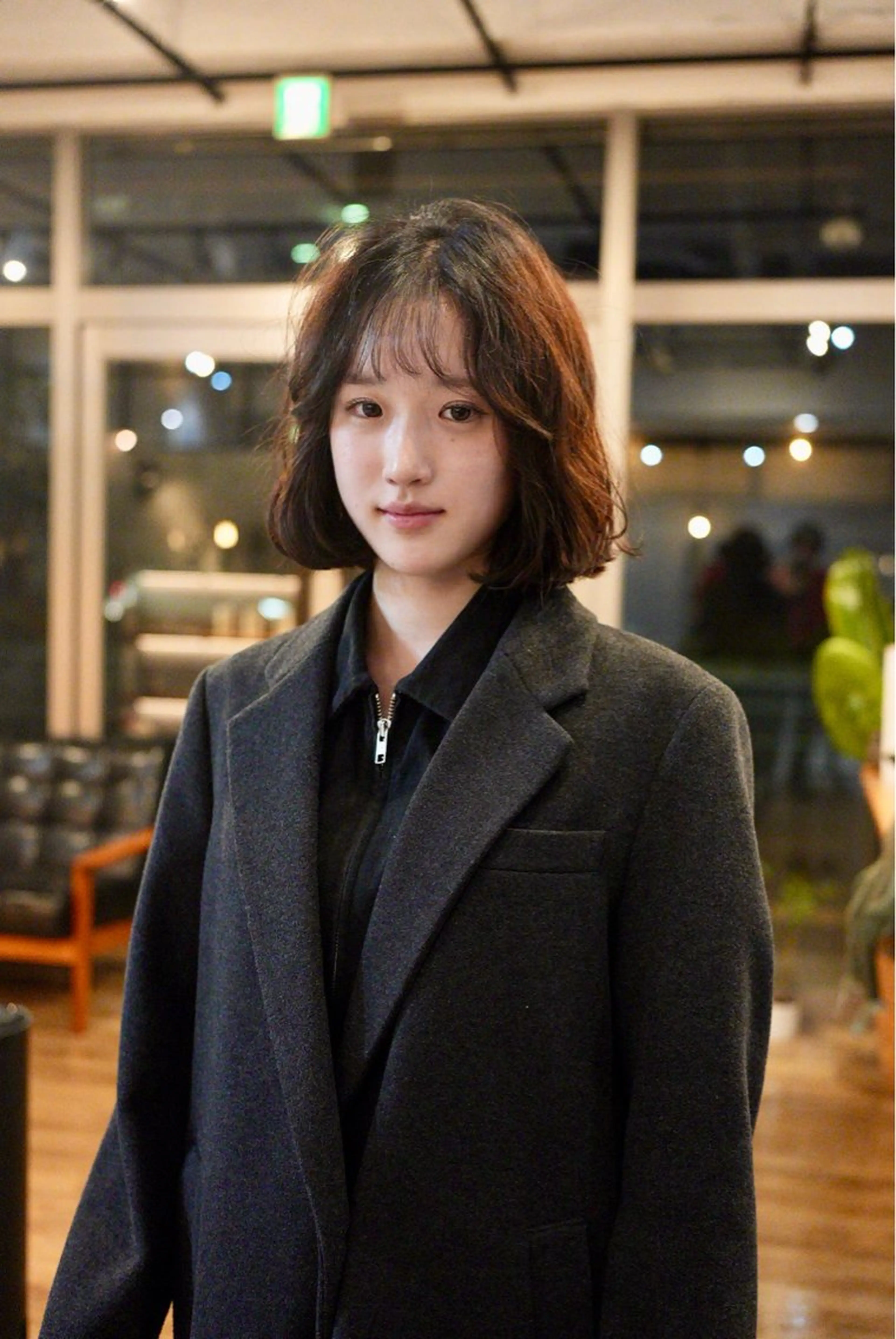 ミディアム パーマ カット パーマ トリートメント Basis 田口豪司のヘアスタイル