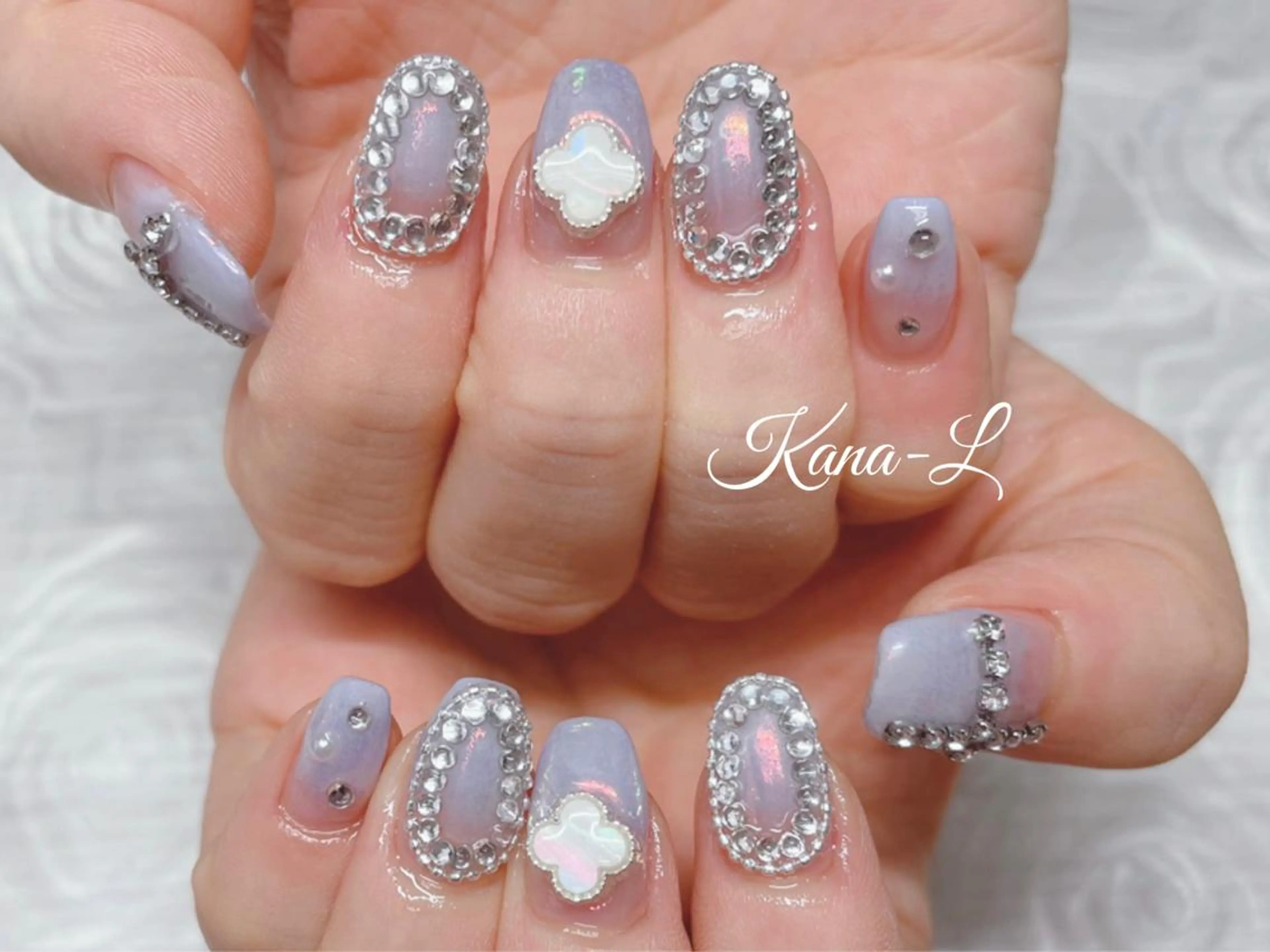 カラー ネイル グラデーションカラー ジェルネイル グラデーション キラキラネイル 韓国ネイル 芦辺 香奈のネイルデザイン