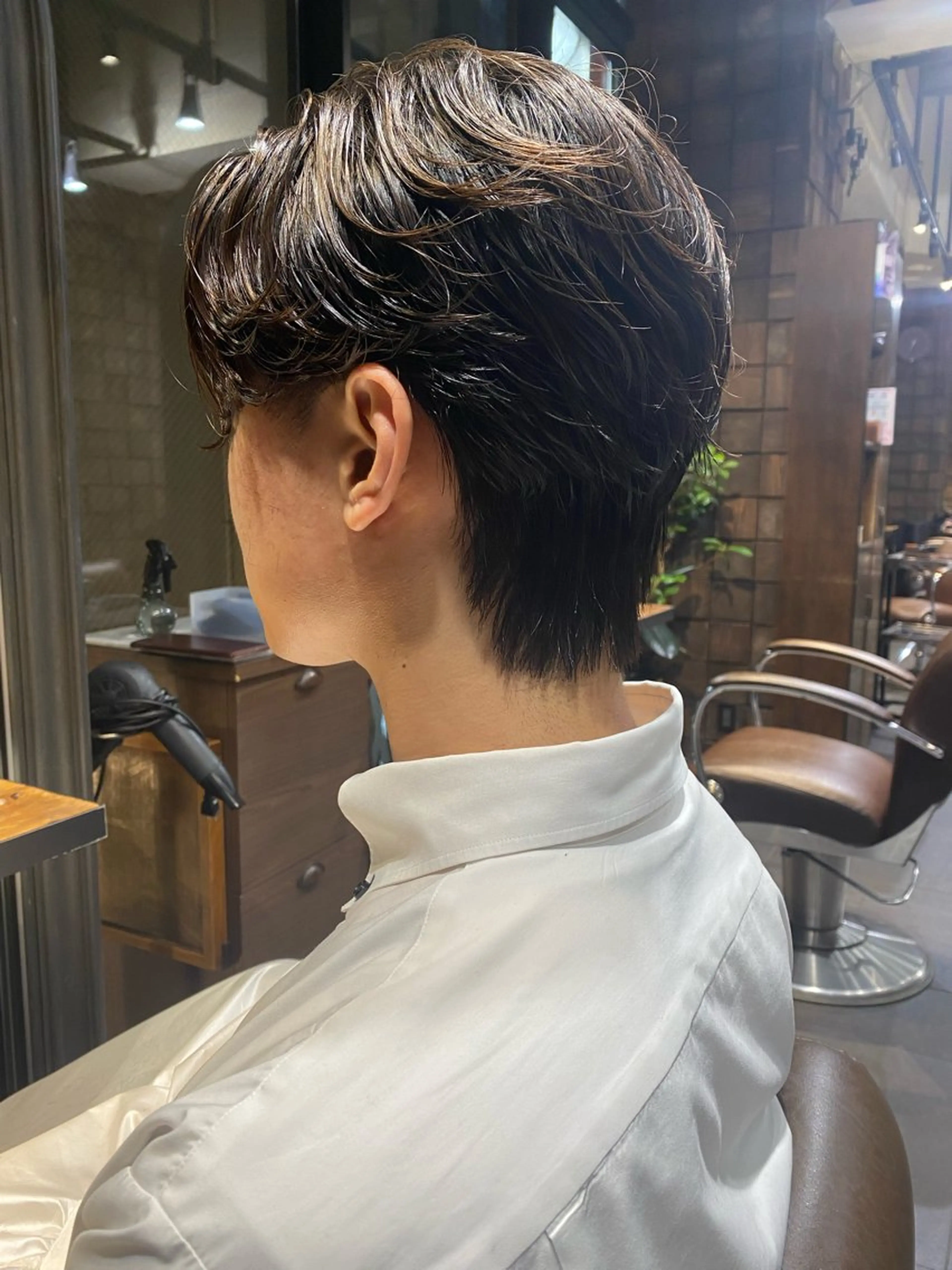 ショート パーマ メンズ ダウンパーマ メンズパーマ ニュアンスパーマ 韓国ヘア/銀座/艶髪 /MINX/ウチダのヘアスタイル