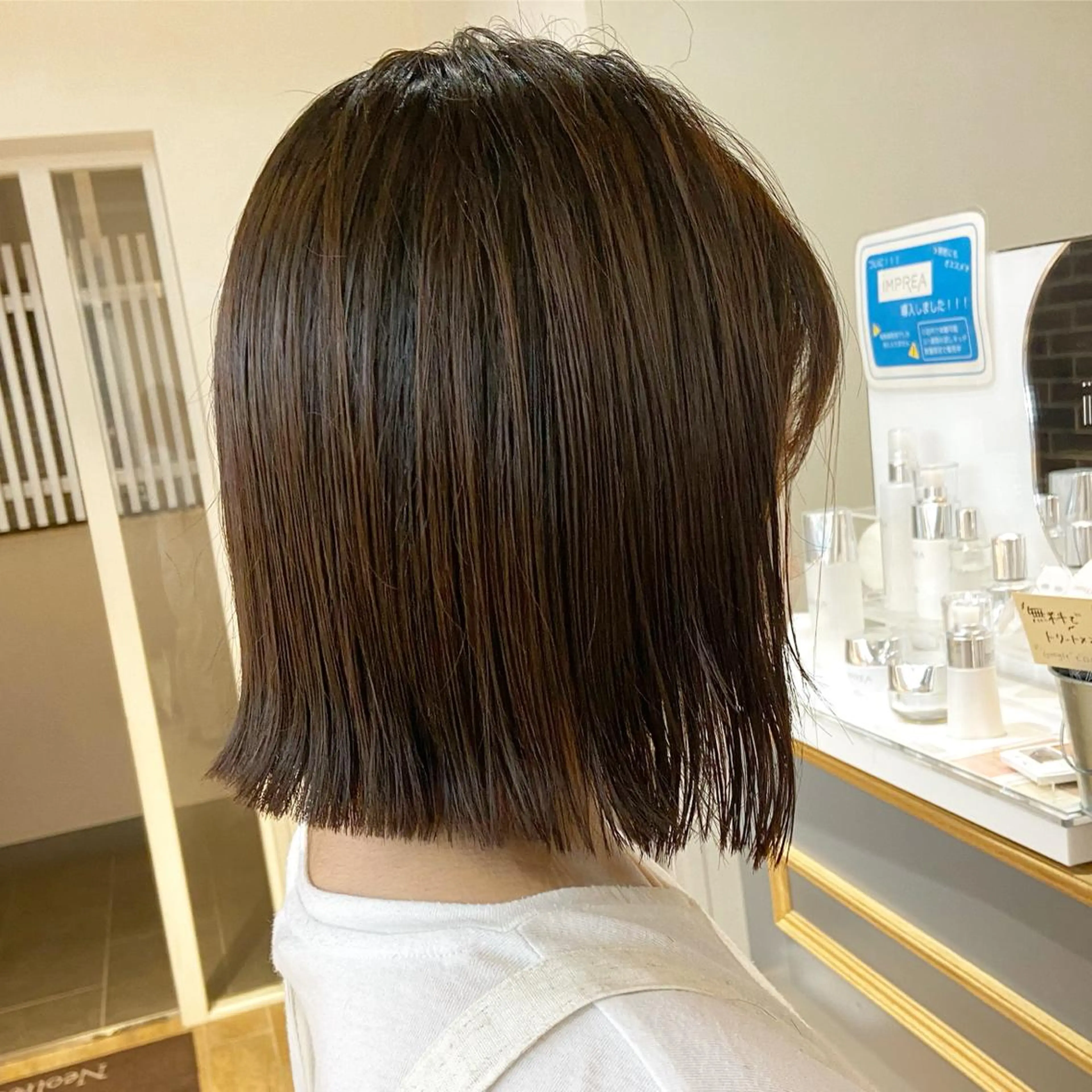 ミディアム カラー パーマ ヘアアレンジ メンズ キッズ ネイル マツエク・マツパ 横浜Bob美容師🤎 ERINAのヘアスタイル