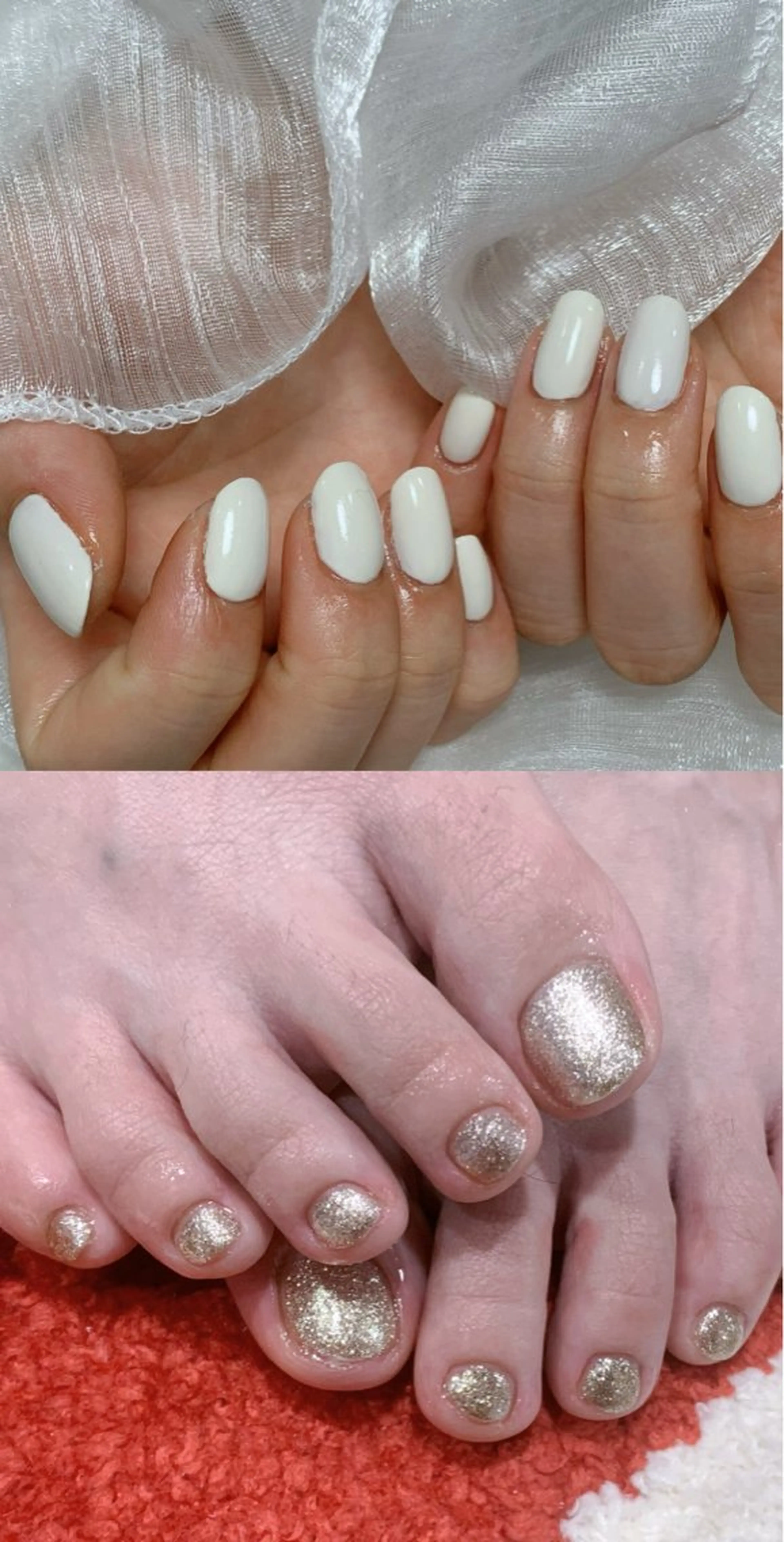 ネイル フットネイル ワンカラーネイル U·Mi nail salon所属・U·Mi 上野御徒町容のネイルデザイン