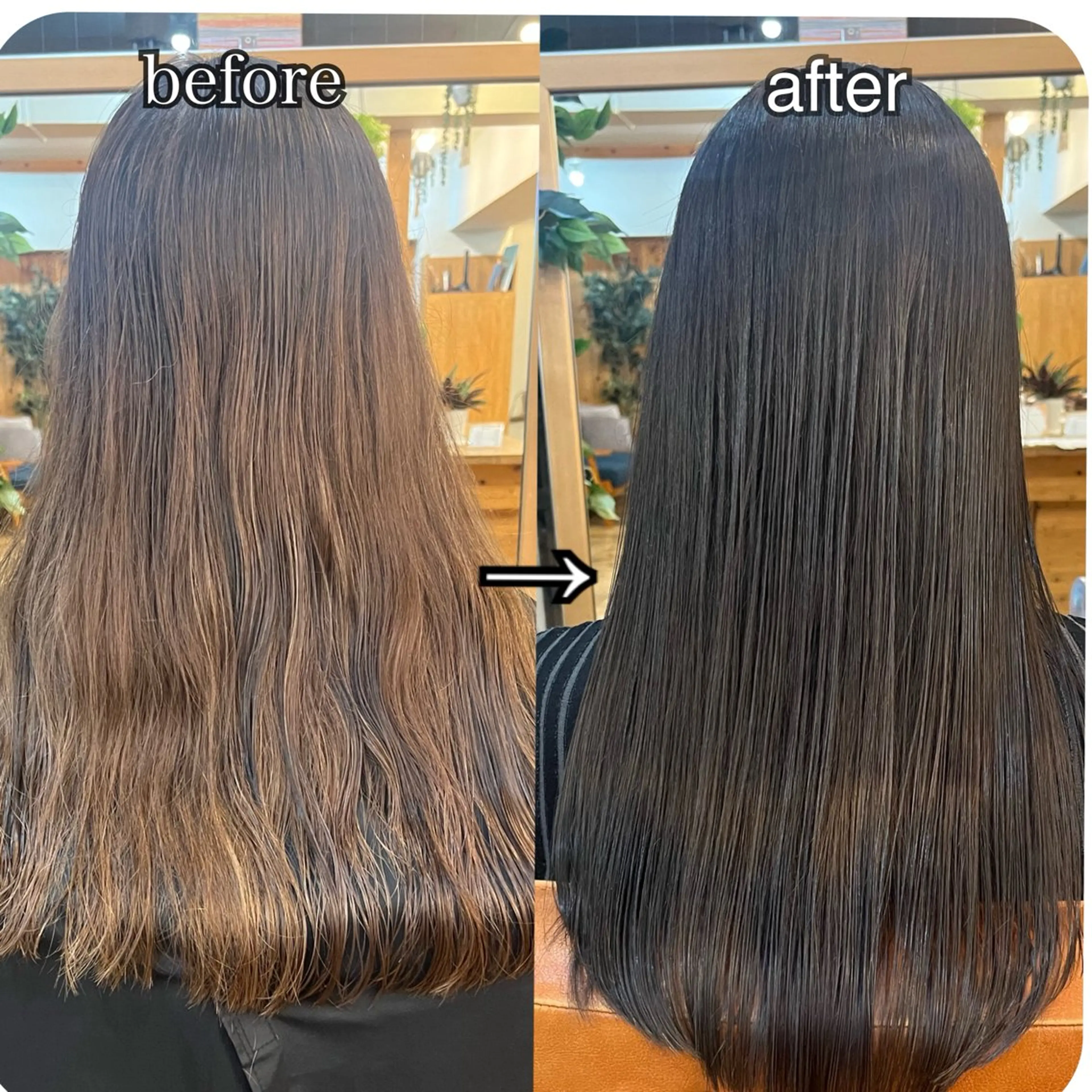 ロング ⚪️髪質改善 縮毛 店長 コウ⚪️のヘアスタイル